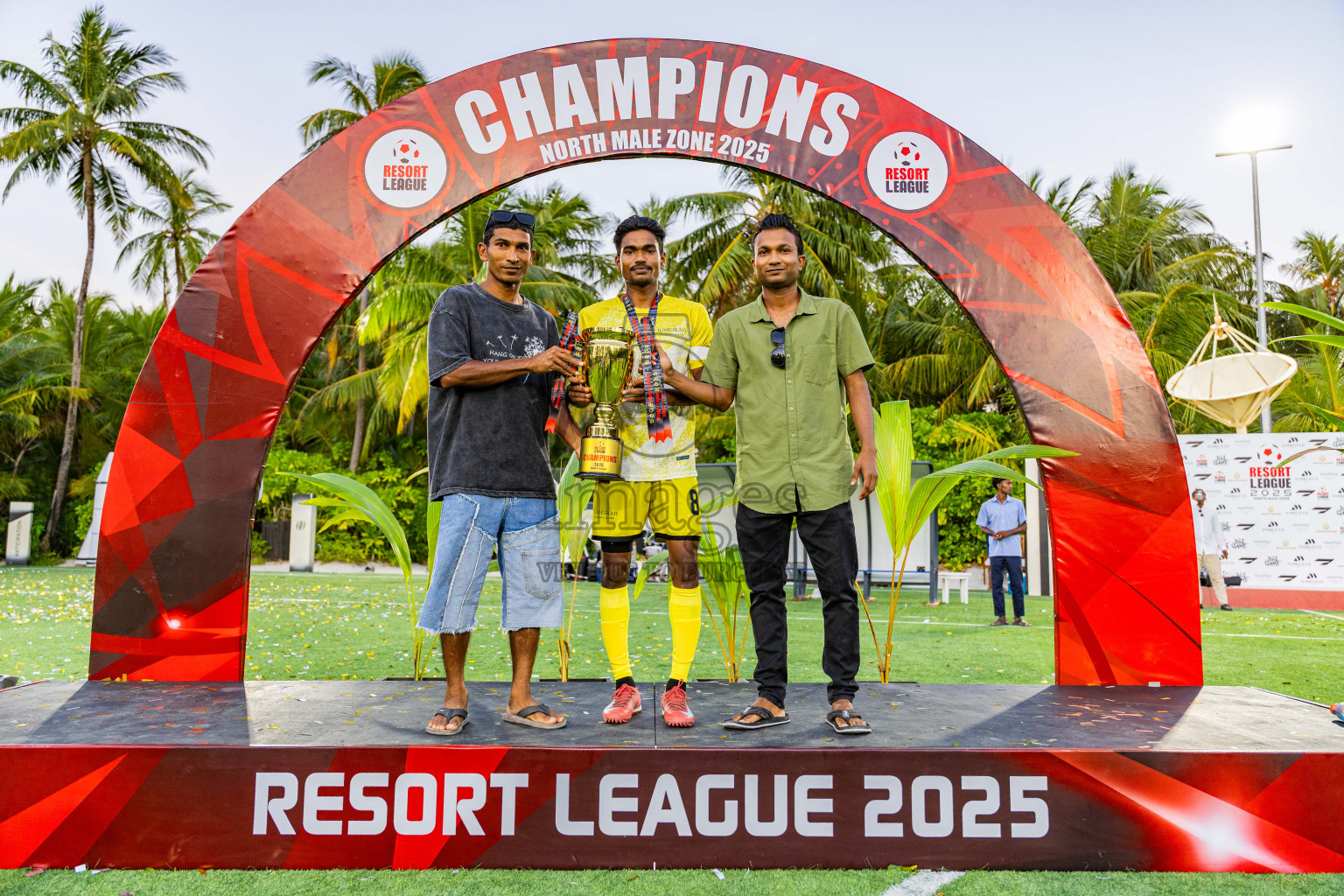 Jumeirah vs Varu in Final of Resort League 2025 (North Male Zone) was held on Saturday, 27th September 2025 in One And Only Reethi Rah Maldives Resort, Photos: Areef Adam / images.mv