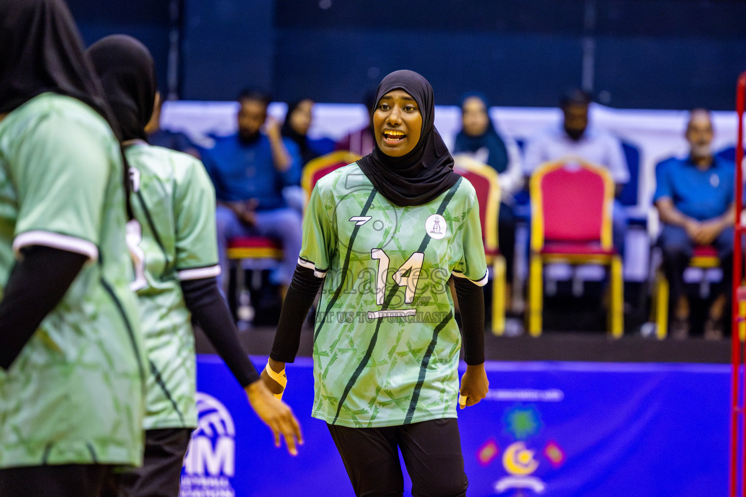 Finals of Interschool Volleyball Tournament 2024 was held in Social Center at Male', Maldives on Friday, 6th December 2024. Photos: Nausham Waheed / images.mv