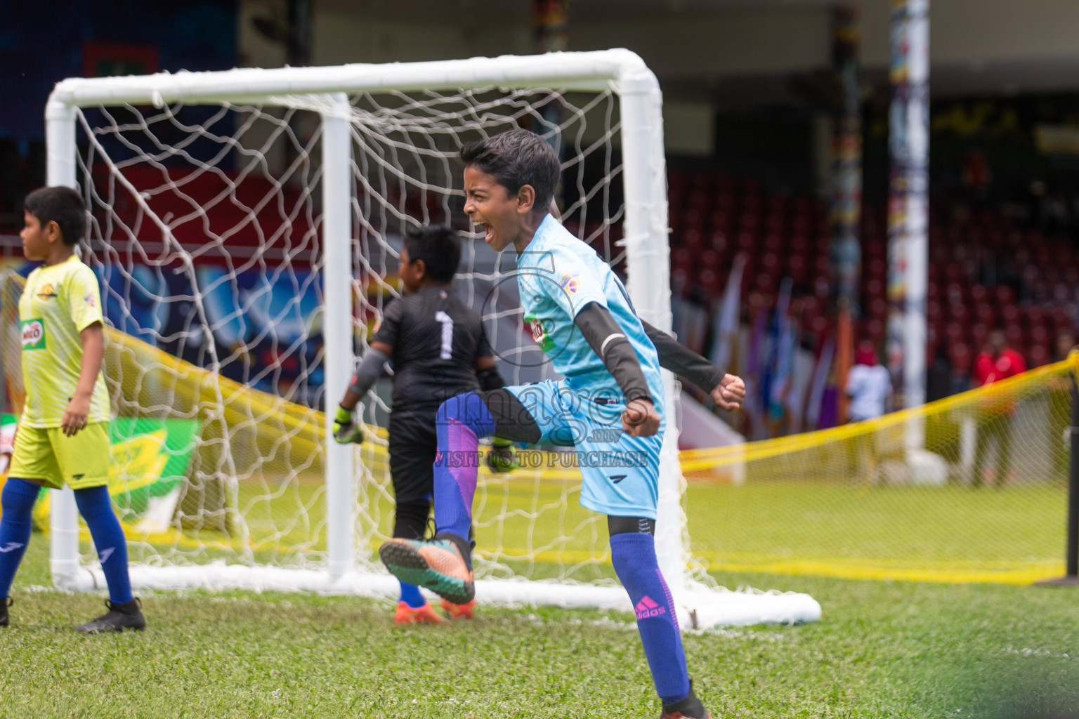 Day 2 of MILO Kids Football Fiesta was held at National Stadium in Male', Maldives on Saturday, 24th February 2024.