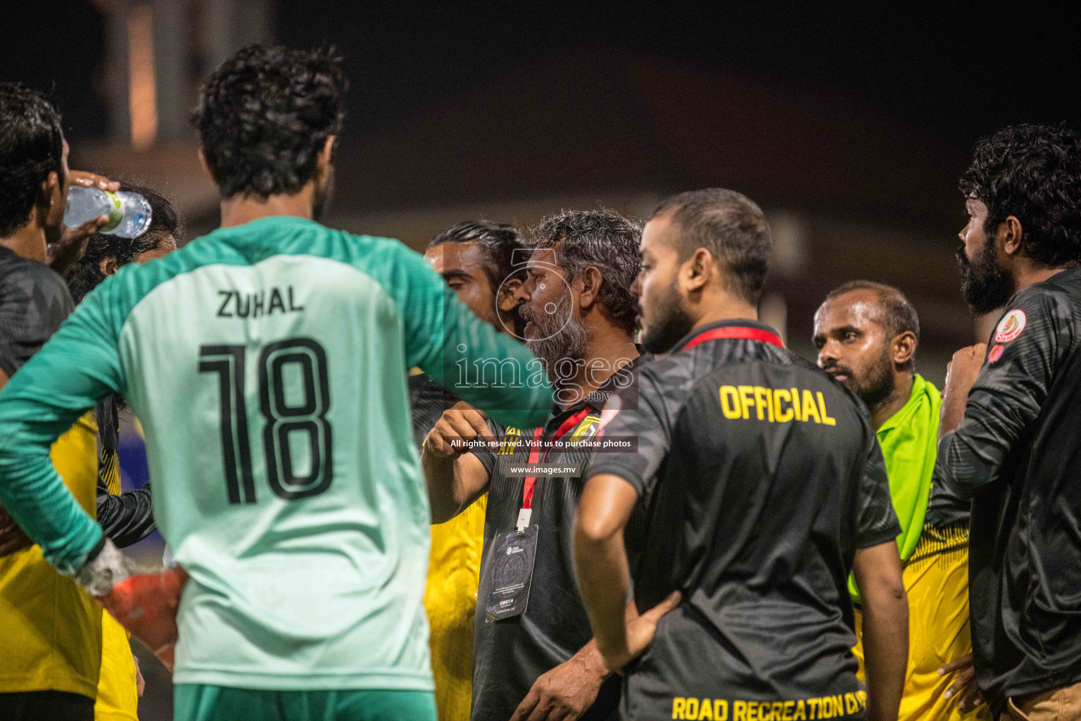 RRC Vs FSM in the Semi Finals of Club Maldives 2021 held in Hulhumale, Maldives on 19 December 2021. Photos: Nausham Waheed / images.mv