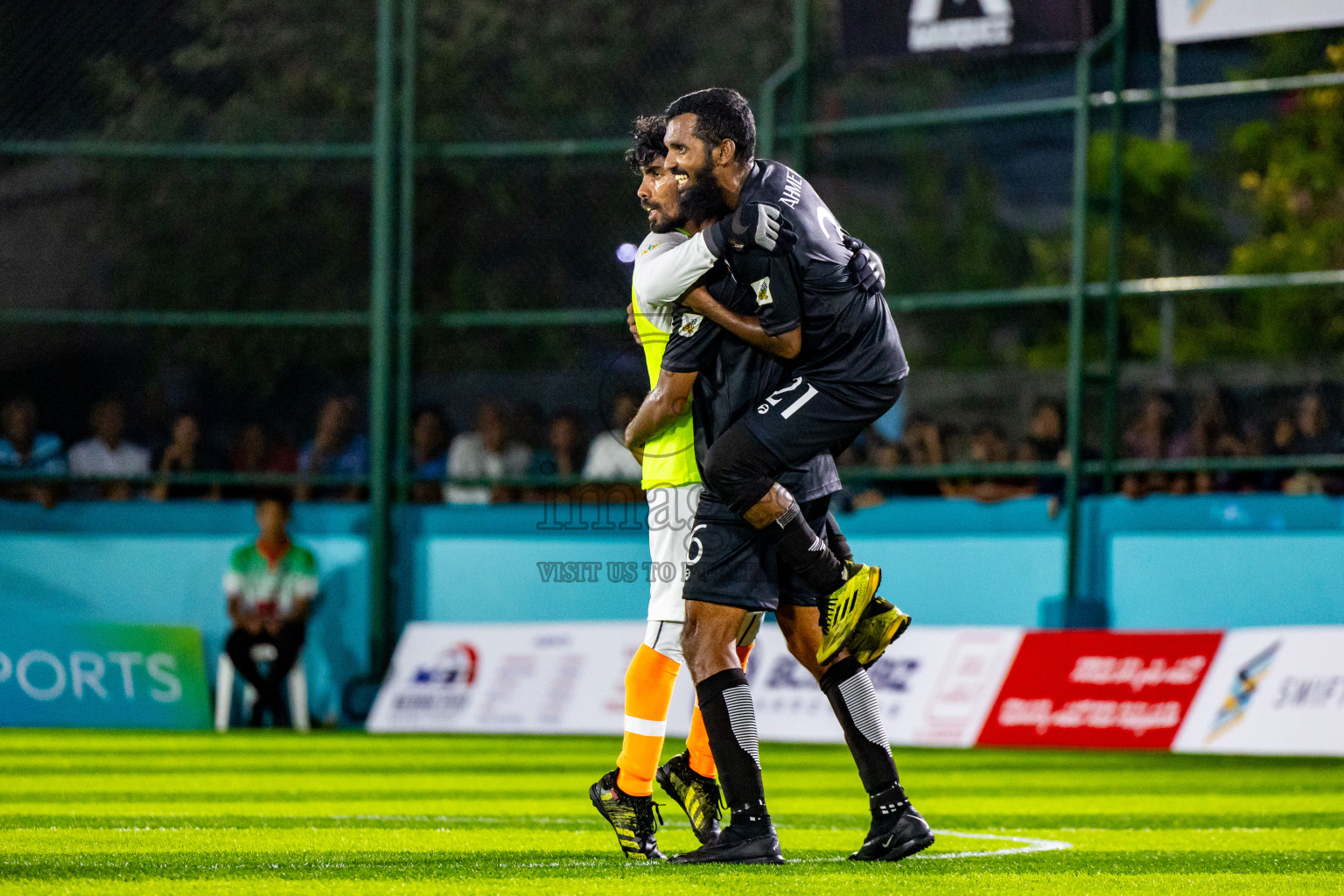 Dee Ess Jay SC vs Much Black in Day 2 of Laamehi Dhiggaru Ekuveri Futsal Challenge 2024 was held on Saturday, 27th July 2024, at Dhiggaru Futsal Ground, Dhiggaru, Maldives Photos: Nausham Waheed / images.mv