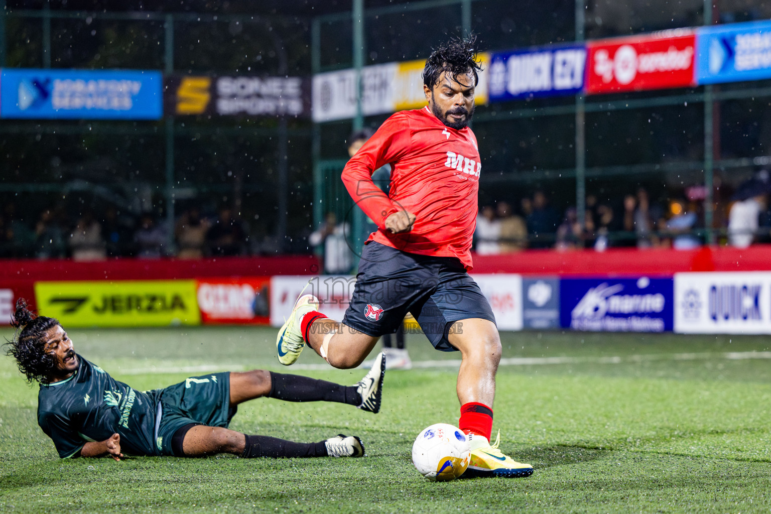 Sh Milandhoo VS Sh Maroshi in Day 6 of Golden Futsal Challenge 2025 on Friday, 6th January 2025, in Hulhumale', Maldives Photos: Nausham Waheed / images.mv