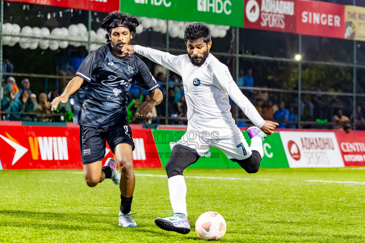 Club DJA vs Team Khaarijee in Day 10 of Club Maldives Cup Classic 2025 was held in Rehendi Futsal Ground, Hulhumale', Maldives on Wednesday, 24th September 2025. Photos: Nausham Waheed / images.mv
