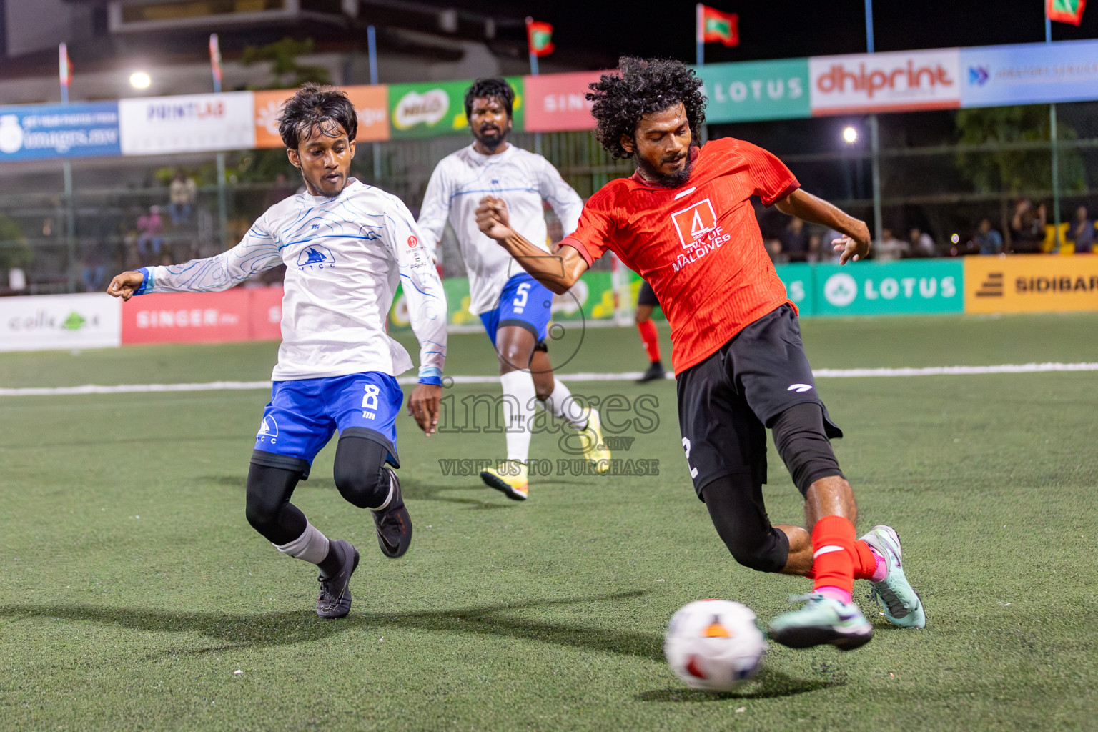 United BML vs Team MTCC in Club Maldives Cup 2024 held in Rehendi Futsal Ground, Hulhumale', Maldives on Saturday, 28th September 2024. 
Photos: Hassan Simah / images.mv