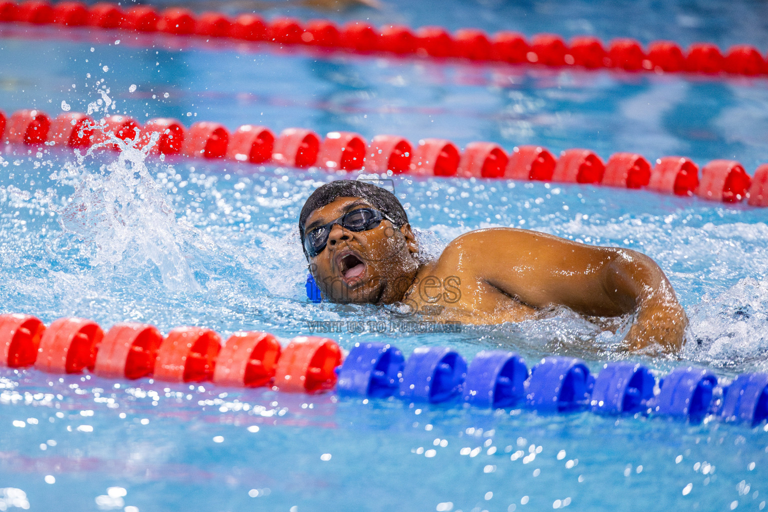 Day 1 of BML 21st Interschool Swimming Competition 2025 was held in Hulhumale' Swimming Pool, Hulhumale', Maldives on Saturday, 11th October 2025. Photos: Ismail Thoriq / images.mv