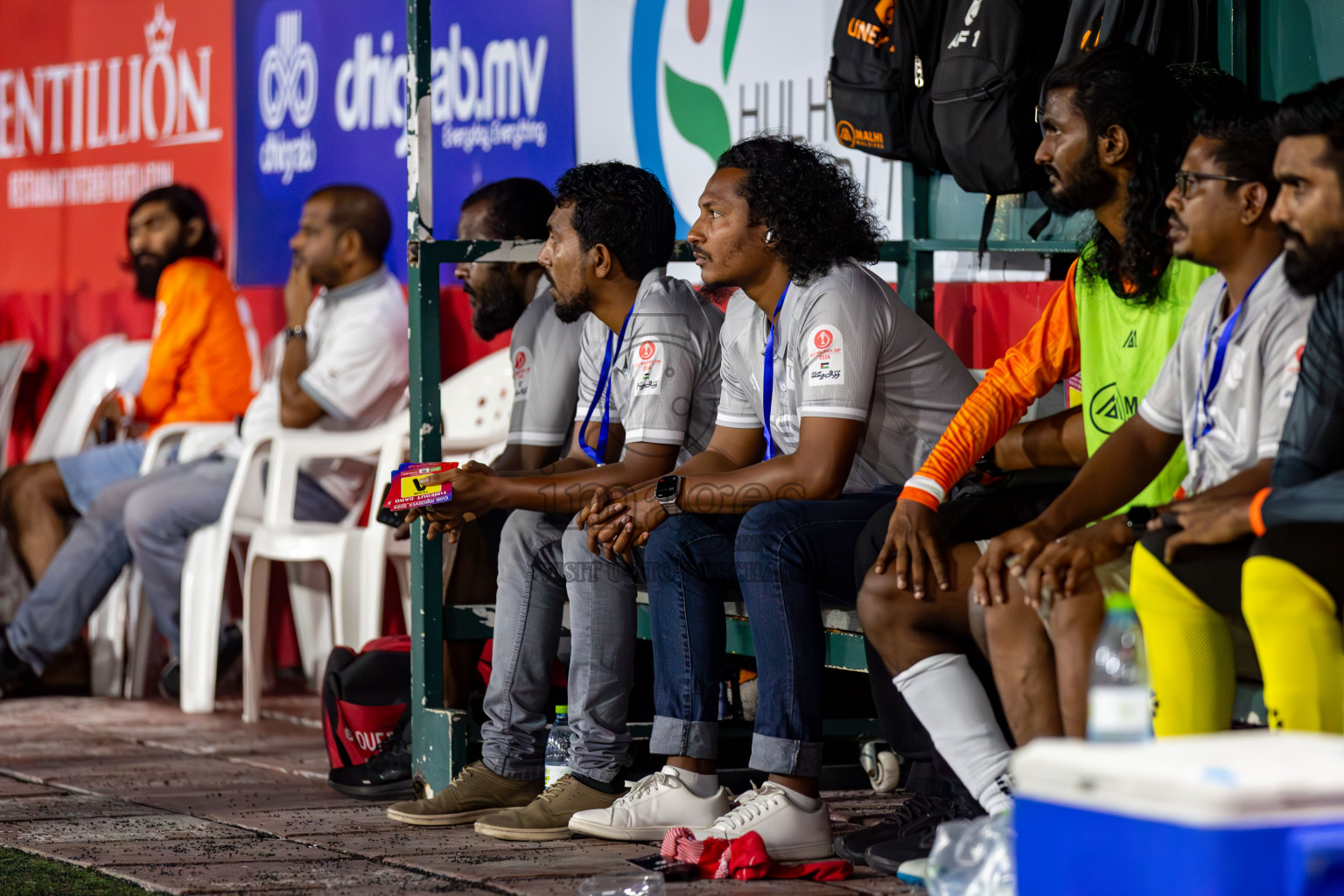 TEAM FSM vs CLUB TTS in Club Maldives Cup 2024 held in Rehendi Futsal Ground, Hulhumale', Maldives on Tuesday, 1st October 2024. Photos: Hassan Simah / images.mv