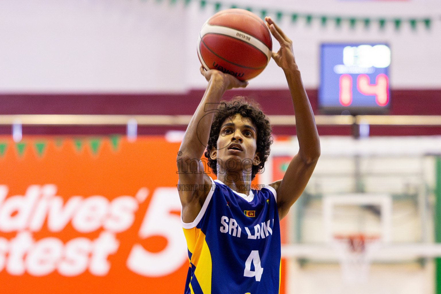 Sri Lanka vs Bangladesh in Day 2 of Under 16 Asian Cup SABA Qualifiers 2025 was held in Social Center, Male', Maldives on Friday, 13th June 2025. Photos: Nausham Waheed / images.mv