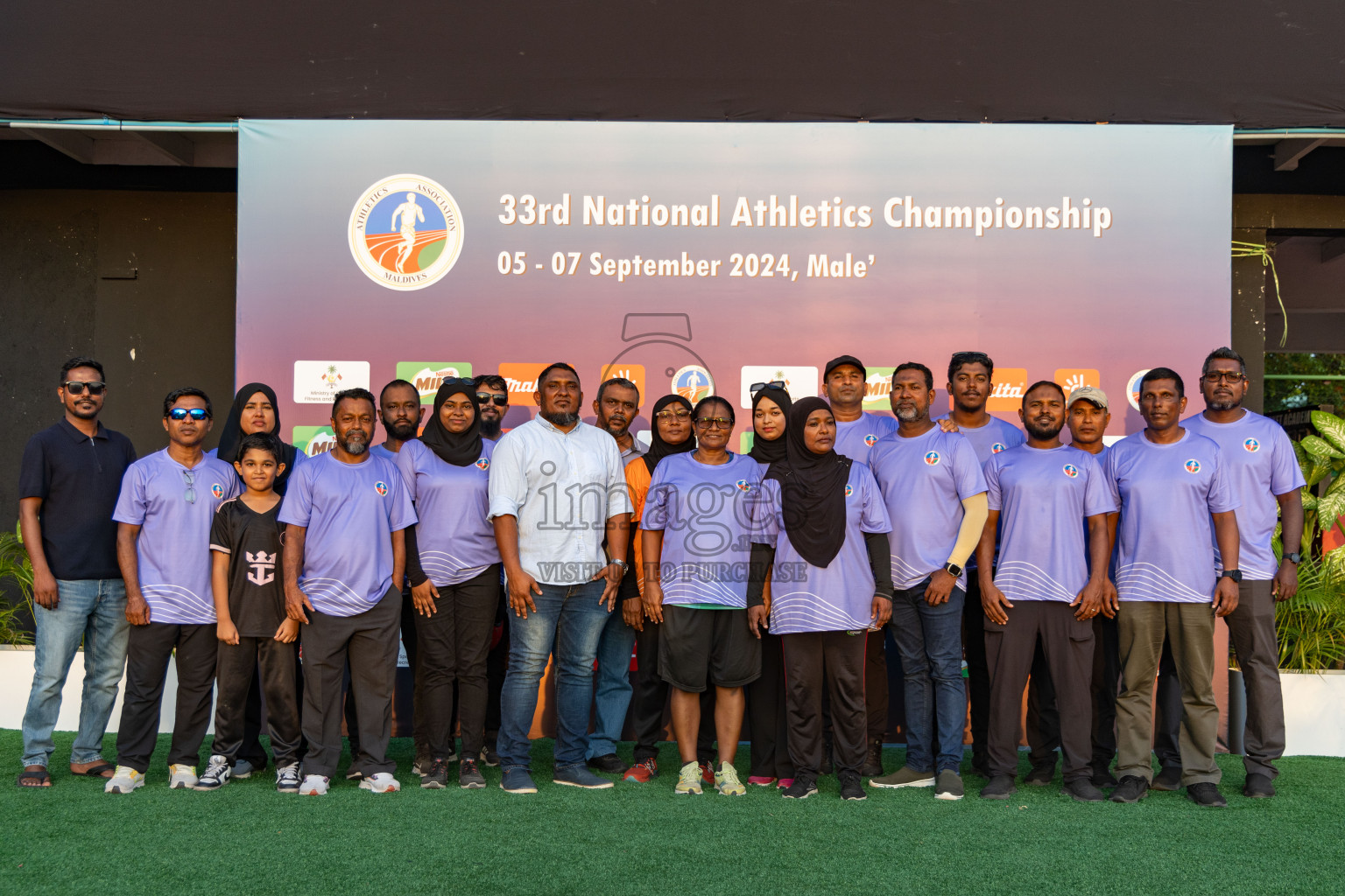 Day 3 of 33rd National Athletics Championship was held in Ekuveni Track at Male', Maldives on Saturday, 7th September 2024. Photos: Hassan Simah / images.mv