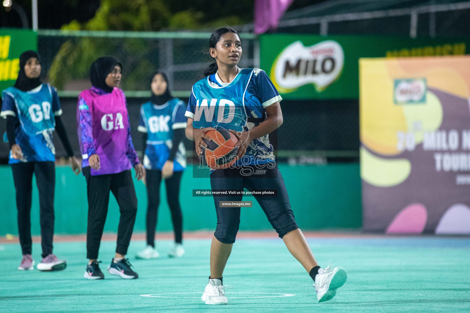 Day 4 of 20th Milo National Netball Tournament 2023, held in Synthetic Netball Court, Male', Maldives on 2nd  June 2023 Photos: Nausham Waheed/ Images.mv