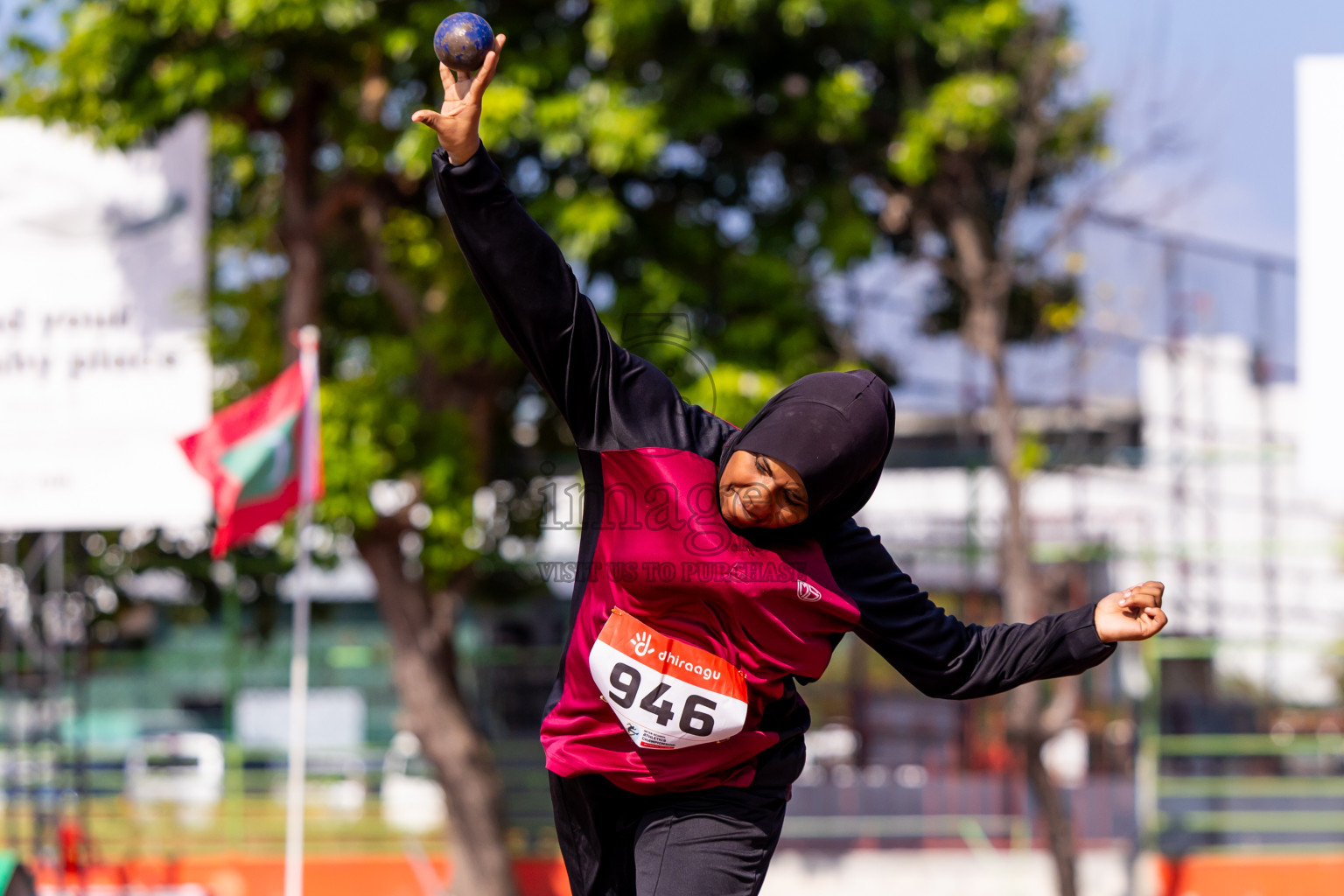 Day 3 of Inter-school Athletics Championship 2025 held in Ekuveni Synthetic Track, Male', Maldives on Wednesday, 08th October 2025. Photos by: Nausham Waheed / Images.mv