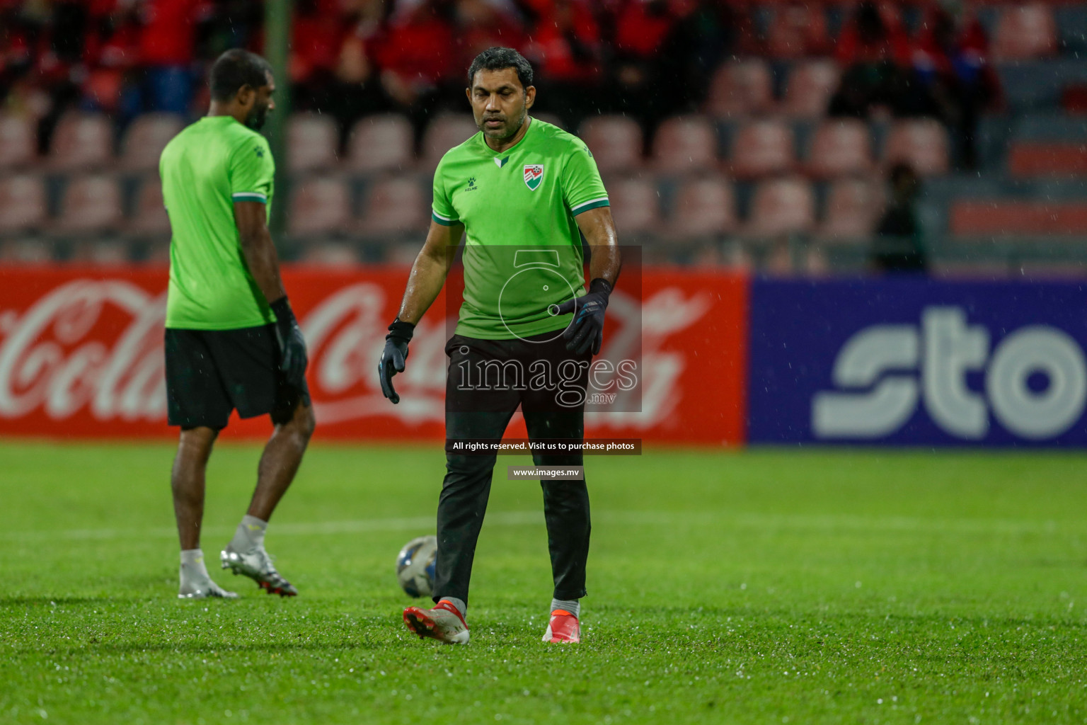 Maldives vs Nepal in SAFF Championship 2021 held on 1st October 2021 in Galolhu National Stadium, Male', Maldives