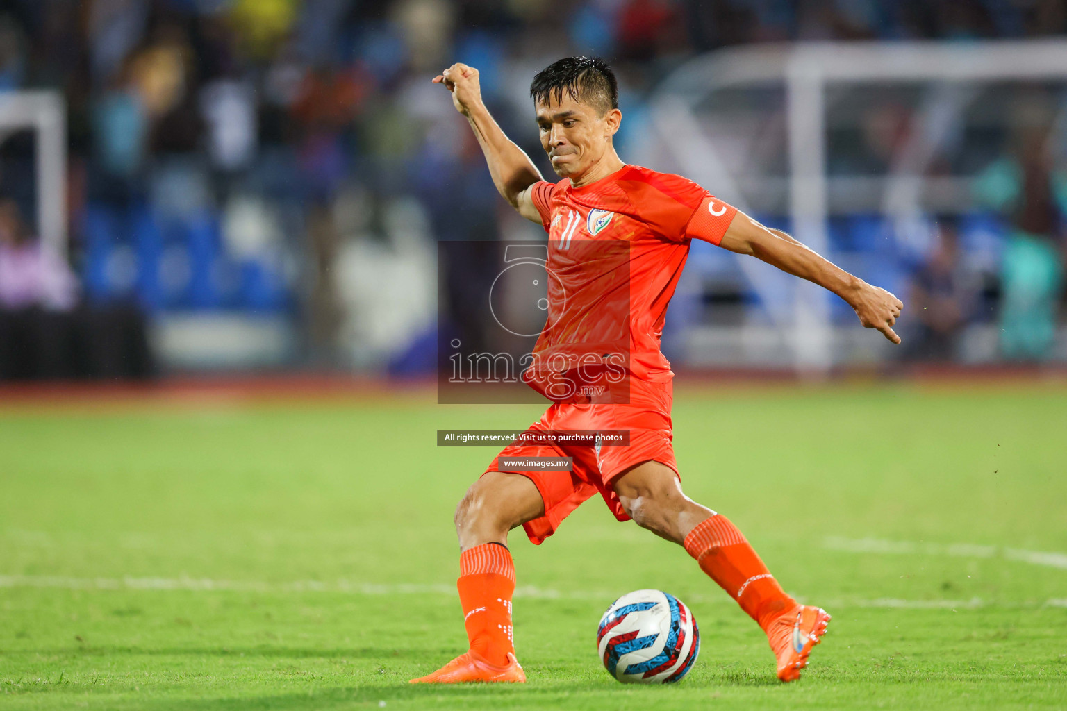 Kuwait vs India in the Final of SAFF Championship 2023 held in Sree Kanteerava Stadium, Bengaluru, India, on Tuesday, 4th July 2023. Photos: Nausham Waheed / images.mv