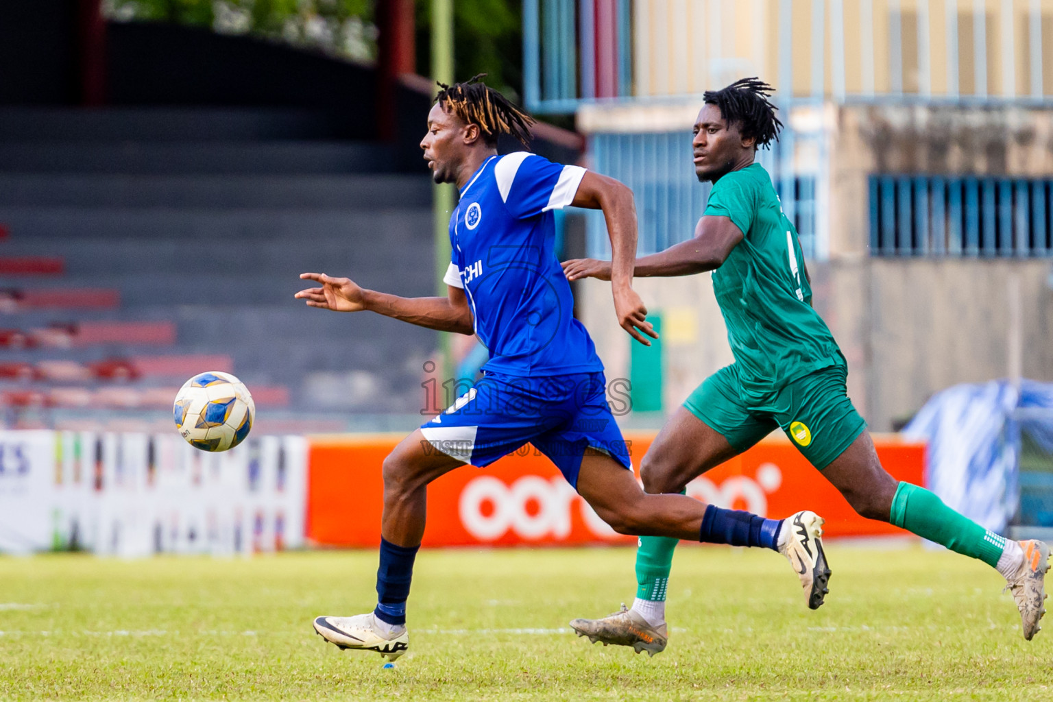 Maziya SRC vs Newradiant Sports Club in the FAM League Cup 2025 held at National Football Stadium, Male', Maldives on Monday, 5th May 2025. Photos By: Nausham Waheed / images.mv