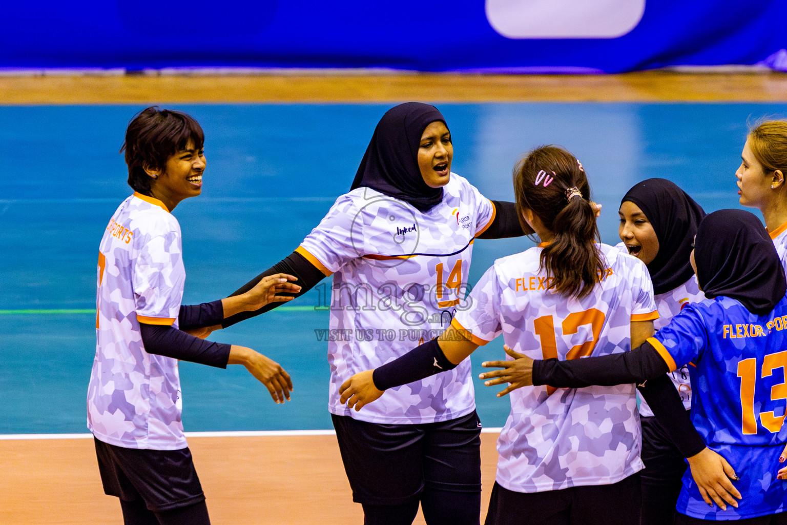 Wamco vs Flexor Sports Club Day 3 of Women's Division of Milo VAM Cup 2025 held in Male', Maldives on Friday, 11th April 2025 at Social Center Indoor Hall Photos By: Nausham Waheed / images.mv
