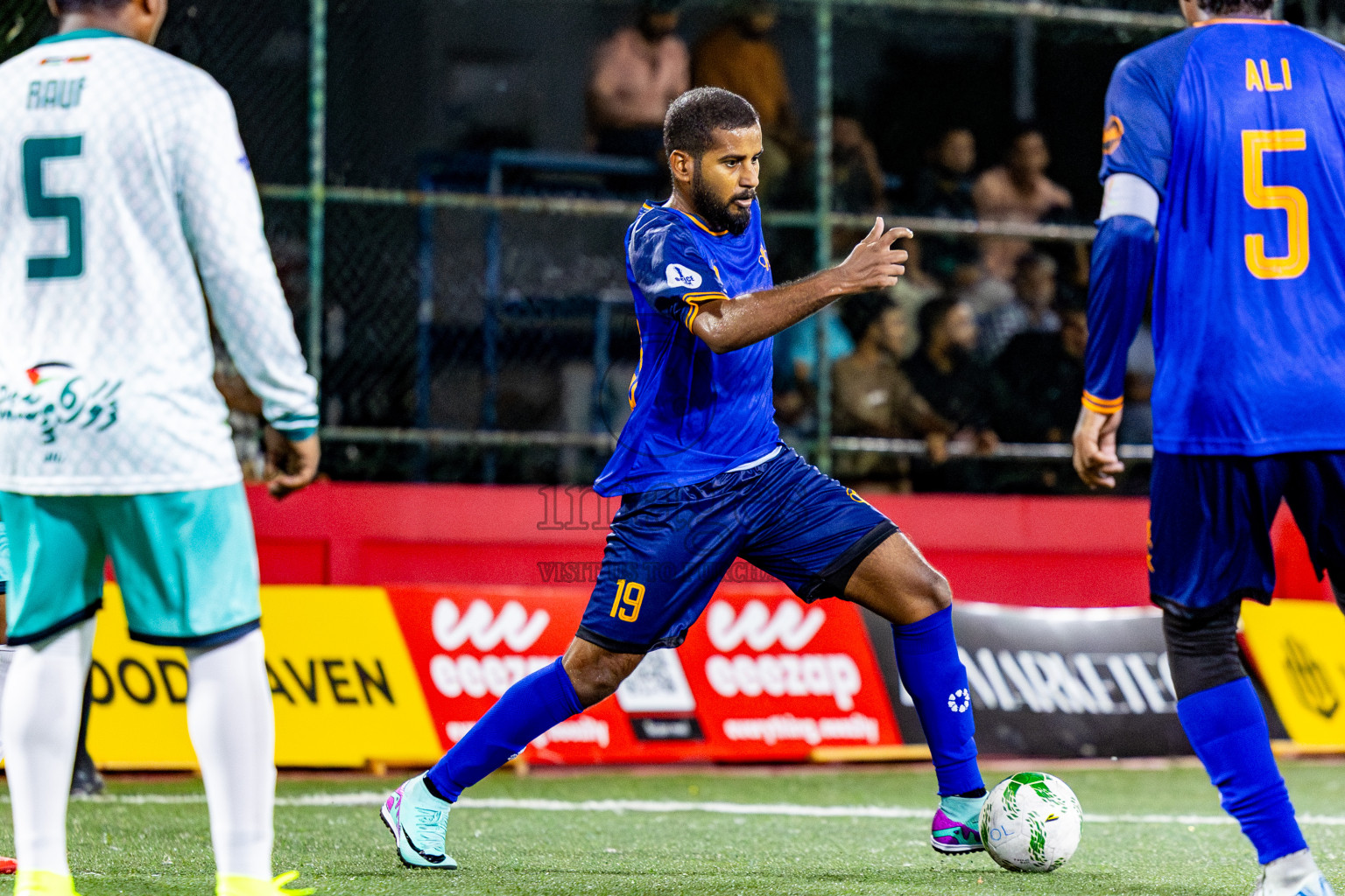 Dharumavantha vs Customs RC in Day 13 of Office League 2025 was held on Monday, 28th April 2025 in Hulhumale', Maldives. Photos: Nausham Waheed / images.mv