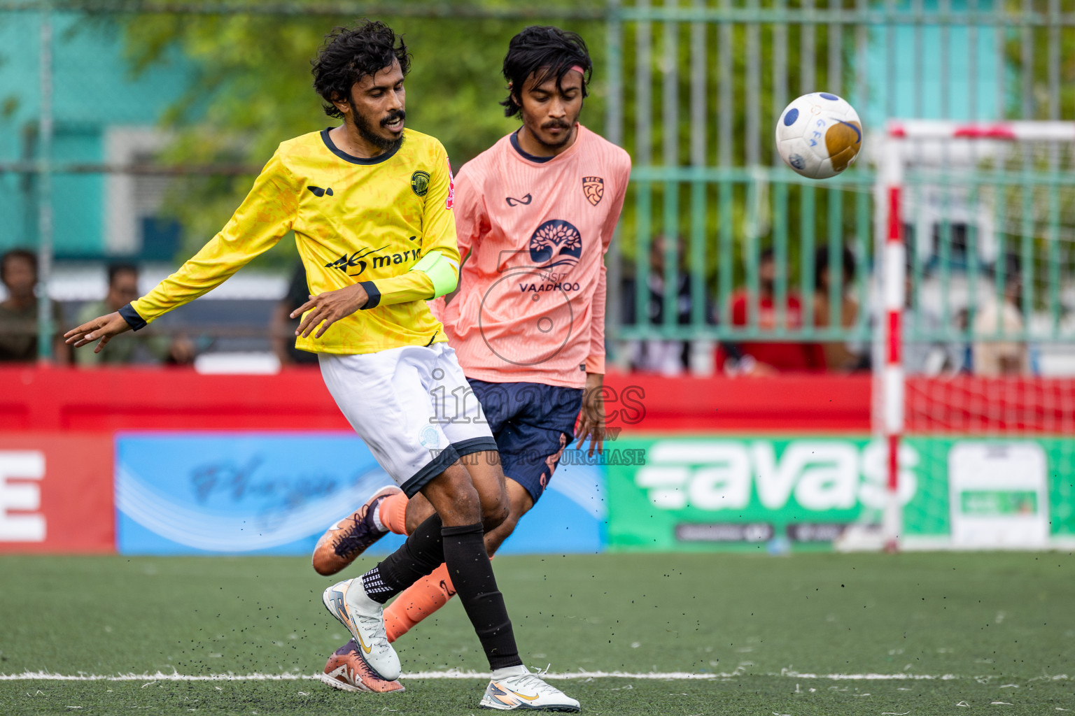 GDh Vaadhoo vs GDh Gadhdhoo in Day 12 of Golden Futsal Challenge 2025 was held on Thursday, 16th January 2025, in Hulhumale', Maldives Photos: Ismail Thoriq / images.mv