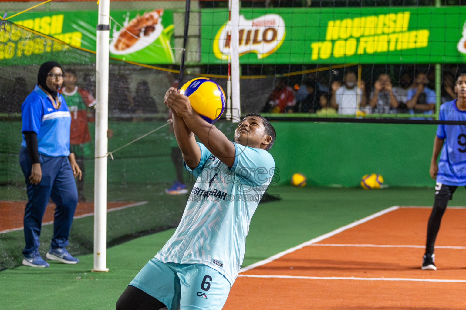 Day 4 of Interschool Volleyball Tournament 2024 was held in Ekuveni Volleyball Court at Male', Maldives on Sunday, 26th November 2024. Photos: Mohamed Mahfooz Moosa / images.mv