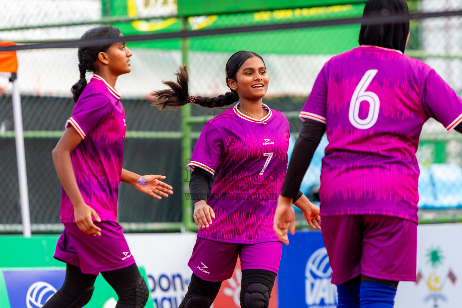 City Sports Club vs Alma Sports Club in Milo National Junior Volleyball Championship 2025 Day 4 was held on Tuesday, 25th November 2025 at Ekuveni Turf Court Male', Maldives. Photos: Nausham Waheed / images.mv