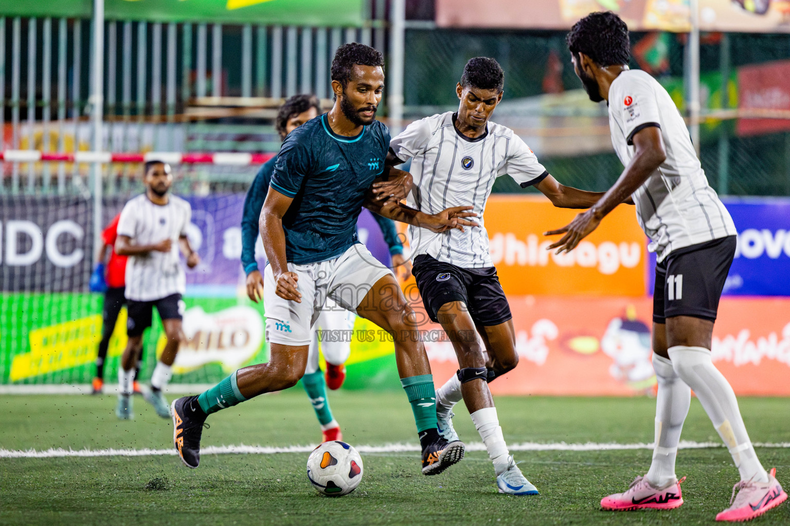 DSC vs MPL in Quarter Finals of Club Maldives Cup 2024 held in Rehendi Futsal Ground, Hulhumale', Maldives on Friday, 11th October 2024. Photos: Nausham Waheed / images.mv