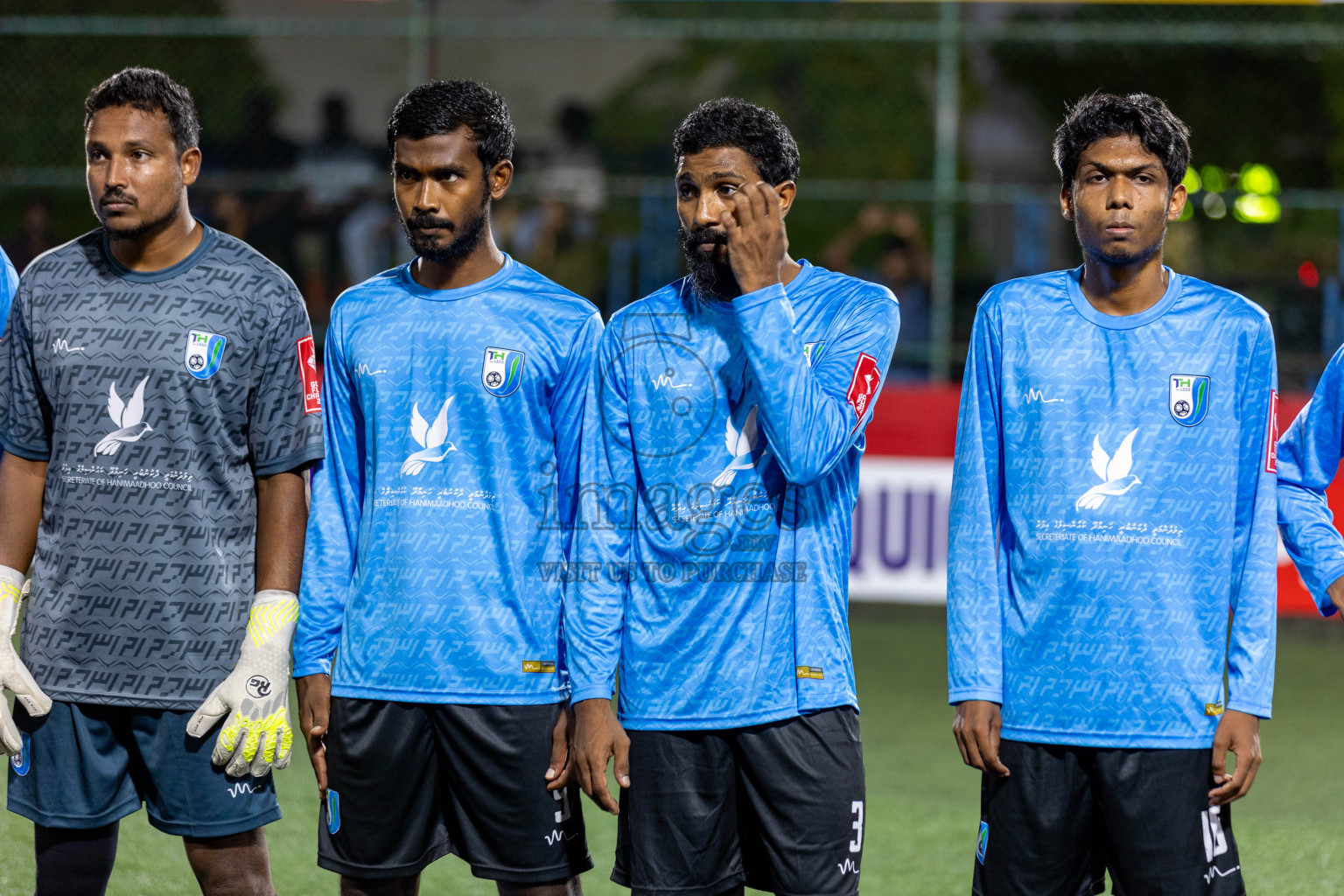 HDh Hanimaadhoo vs HDh Makunudhoo in Day 5 of Golden Futsal Challenge 2025 on Thursday, 9th January 2025, in Hulhumale', Maldives 
Photos: Hassan Simah / images.mv
