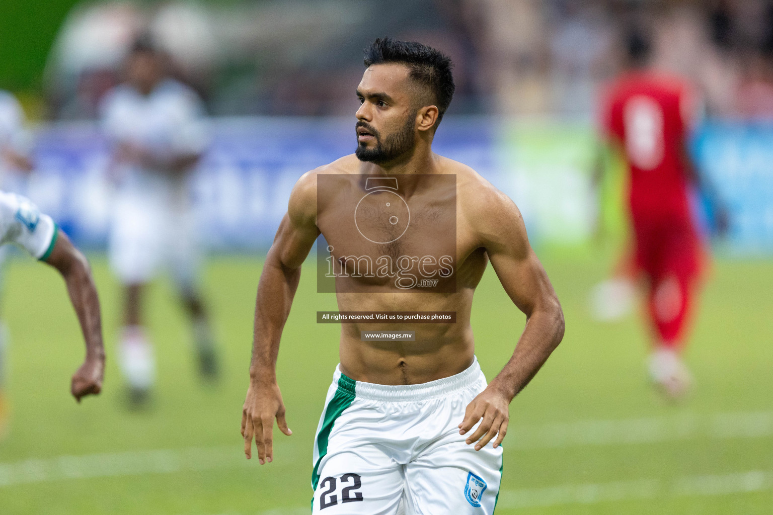 FIFA World Cup 2026 Qualifiers Round 1 home match vs Bangladesh held in the National Stadium, Male, Maldives, on Thursday 12th October 2023. Photos: Nausham Waheed / Images.mv