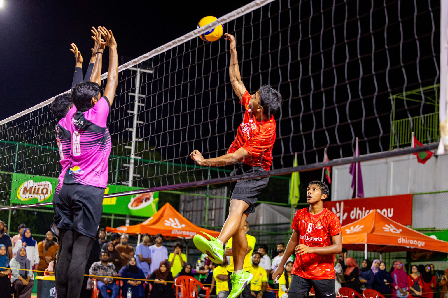 Day 11 of Interschool Volleyball Tournament 2024 was held in Ekuveni Volleyball Court at Male', Maldives on Monday, 2nd December 2024. Photos: Nausham Waheed / images.mv