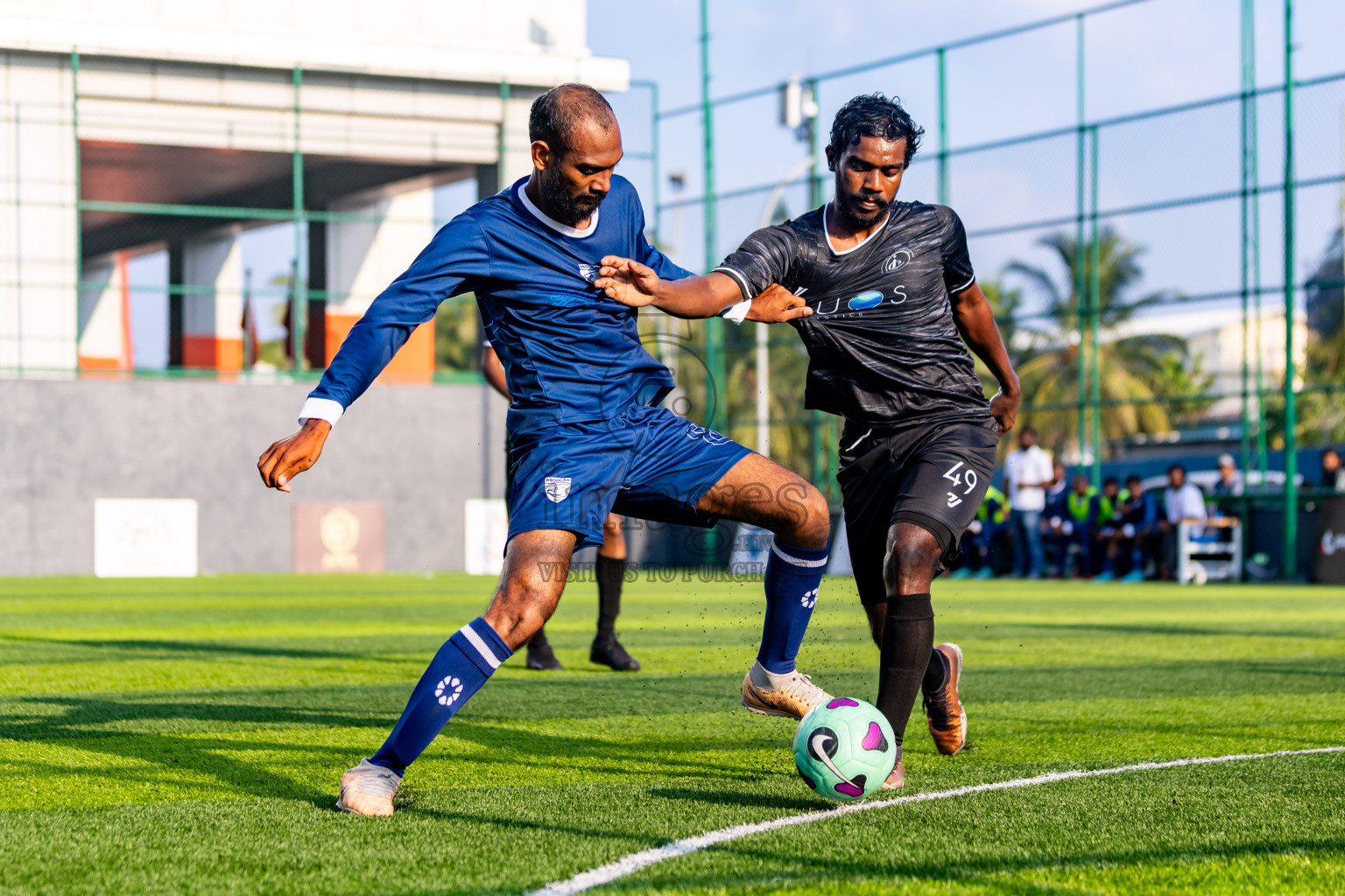 Invicto SC vs Escolar FC in Day 3 of BG Futsal Challenge 2024 was held on Thursday, 14th March 2024, in Male', Maldives Photos: Nausham Waheed / images.mv