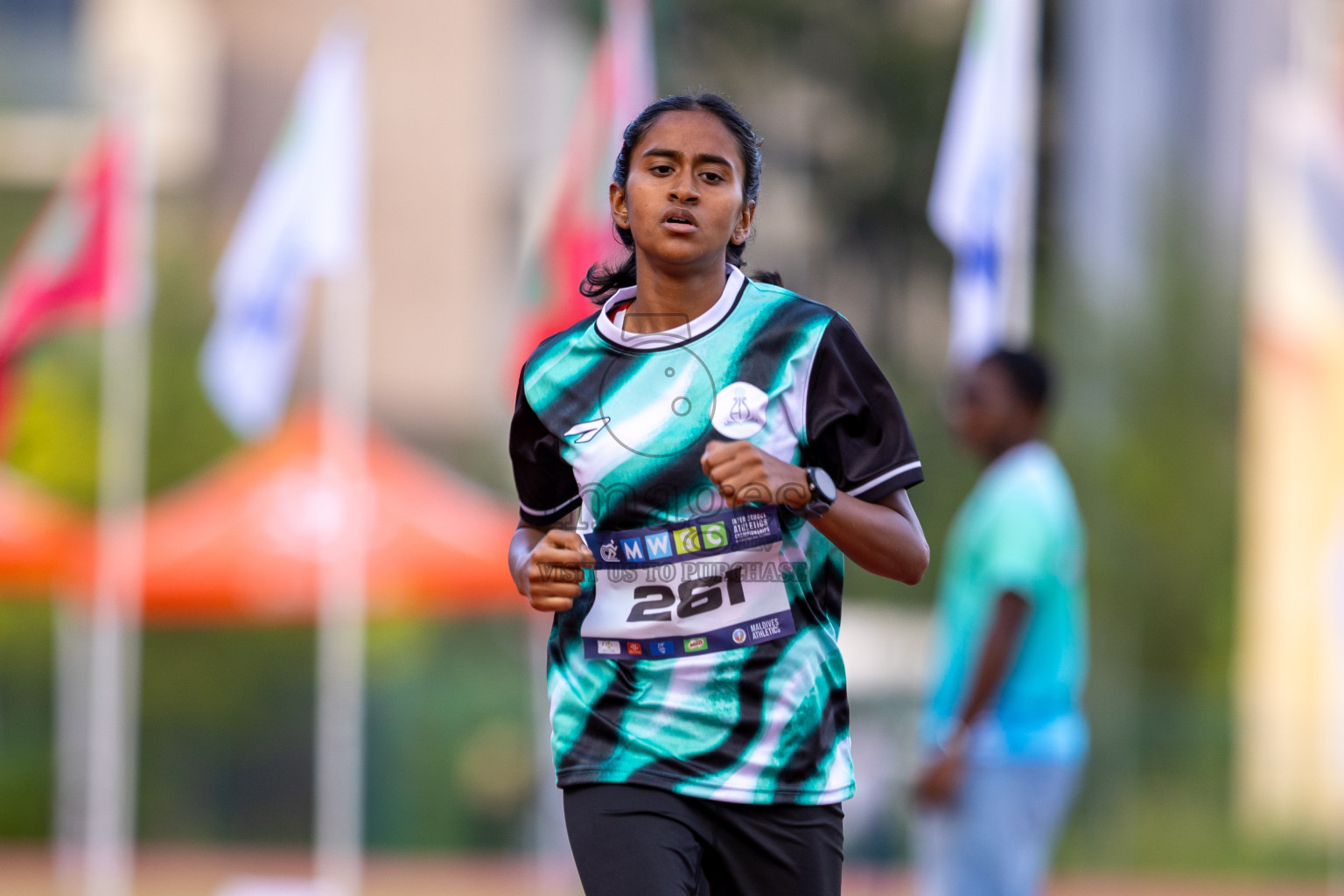 Day 2 of MWSC Interschool Athletics Championships 2024 held in Hulhumale Running Track, Hulhumale, Maldives on Sunday, 10th November 2024. Photos by: Ismail Thoriq / Images.mv