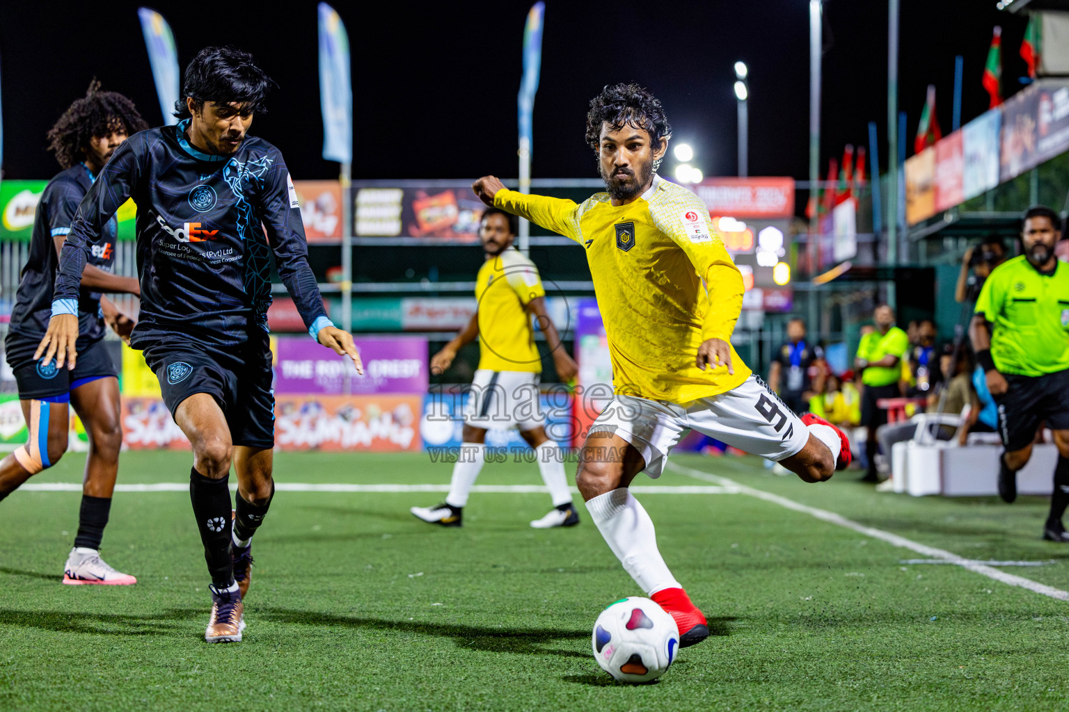 RRC vs Club TTS in Round of 16 of Club Maldives Cup 2024 held in Rehendi Futsal Ground, Hulhumale', Maldives on Tuesday, 8th October 2024. Photos: Nausham Waheed / images.mv