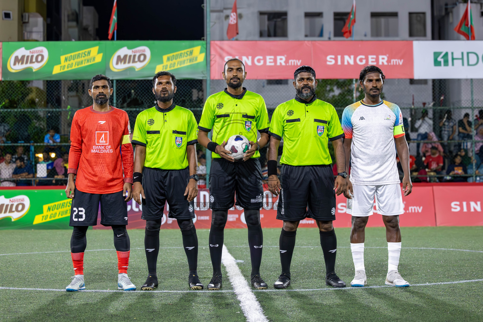 United BML vs ADK Synergy in Club Maldives Cup 2024 held in Rehendi Futsal Ground, Hulhumale', Maldives on Thursday, 3rd October 2024.
Photos: Ismail Thoriq / images.mv