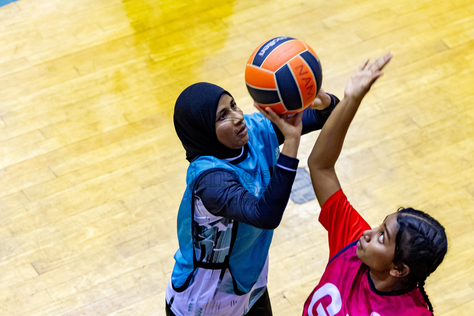 Day 14 of 25th Inter-School Netball Tournament was held in Social Center at Male', Maldives on Sunday, 25th August 2024. Photos: Nausham Waheed / images.mv