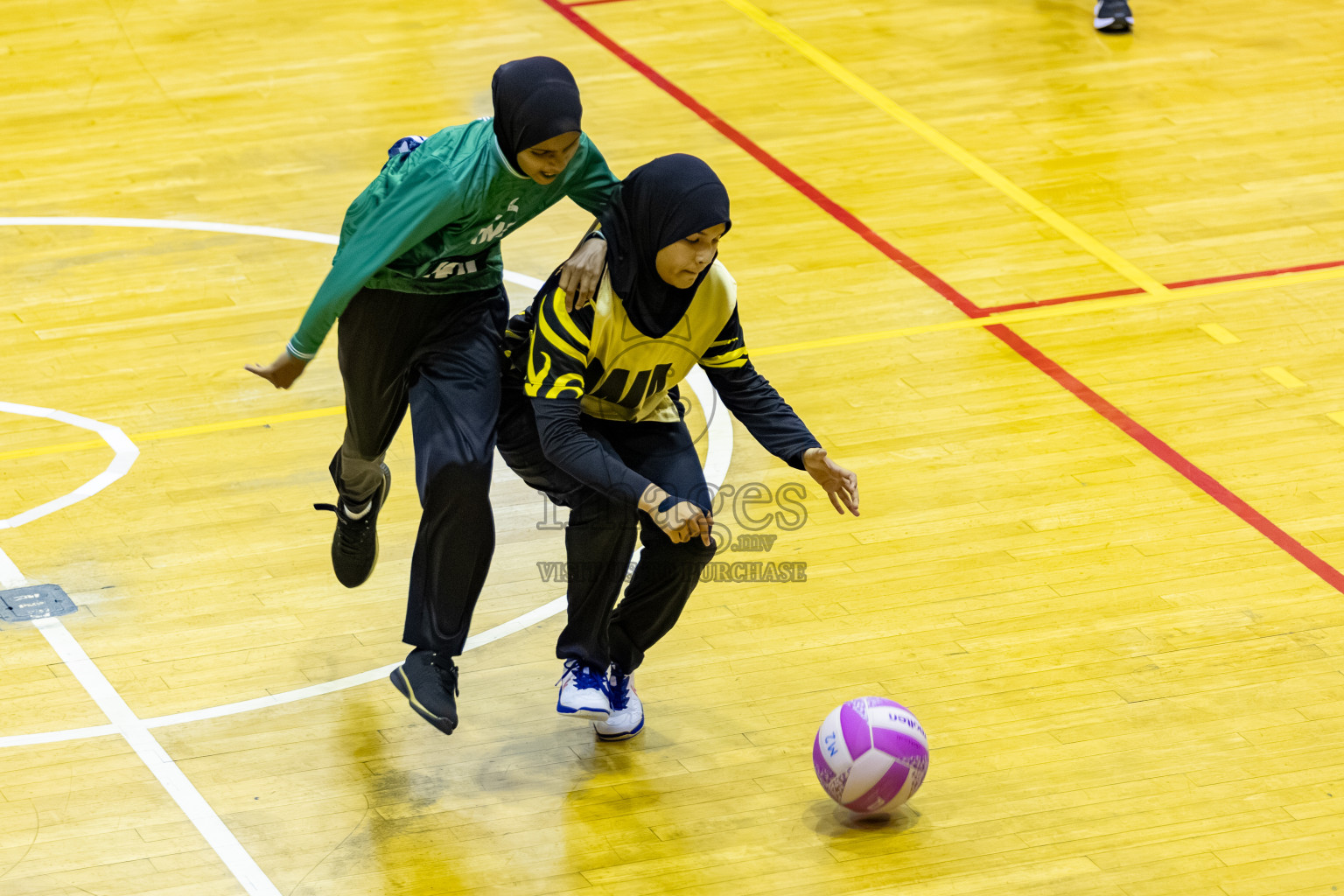 Day 8 of 26th Inter-School Netball Tournament 2025 was held in Social Center Indoor Hall on Sunday, 26th October 2025. Photos: Hassan Simah / images.mv