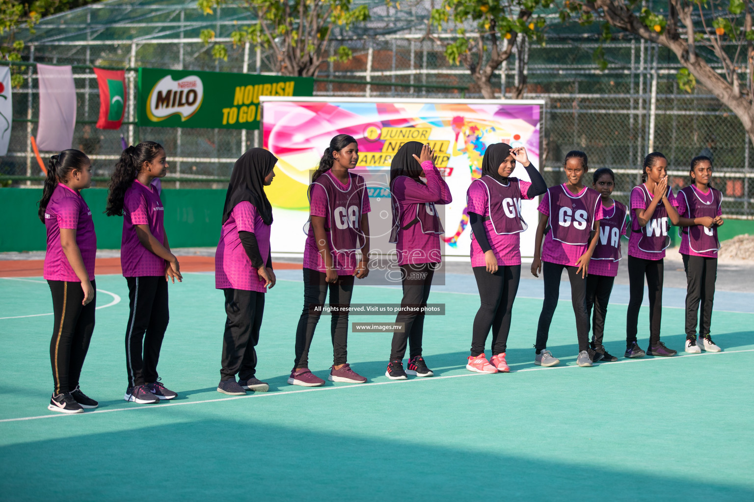 Day 7 of Junior Netball Championship 2022 on 11th March 2022 held in Male', Maldives. Photos by Nausham Waheed & Hassan Simah