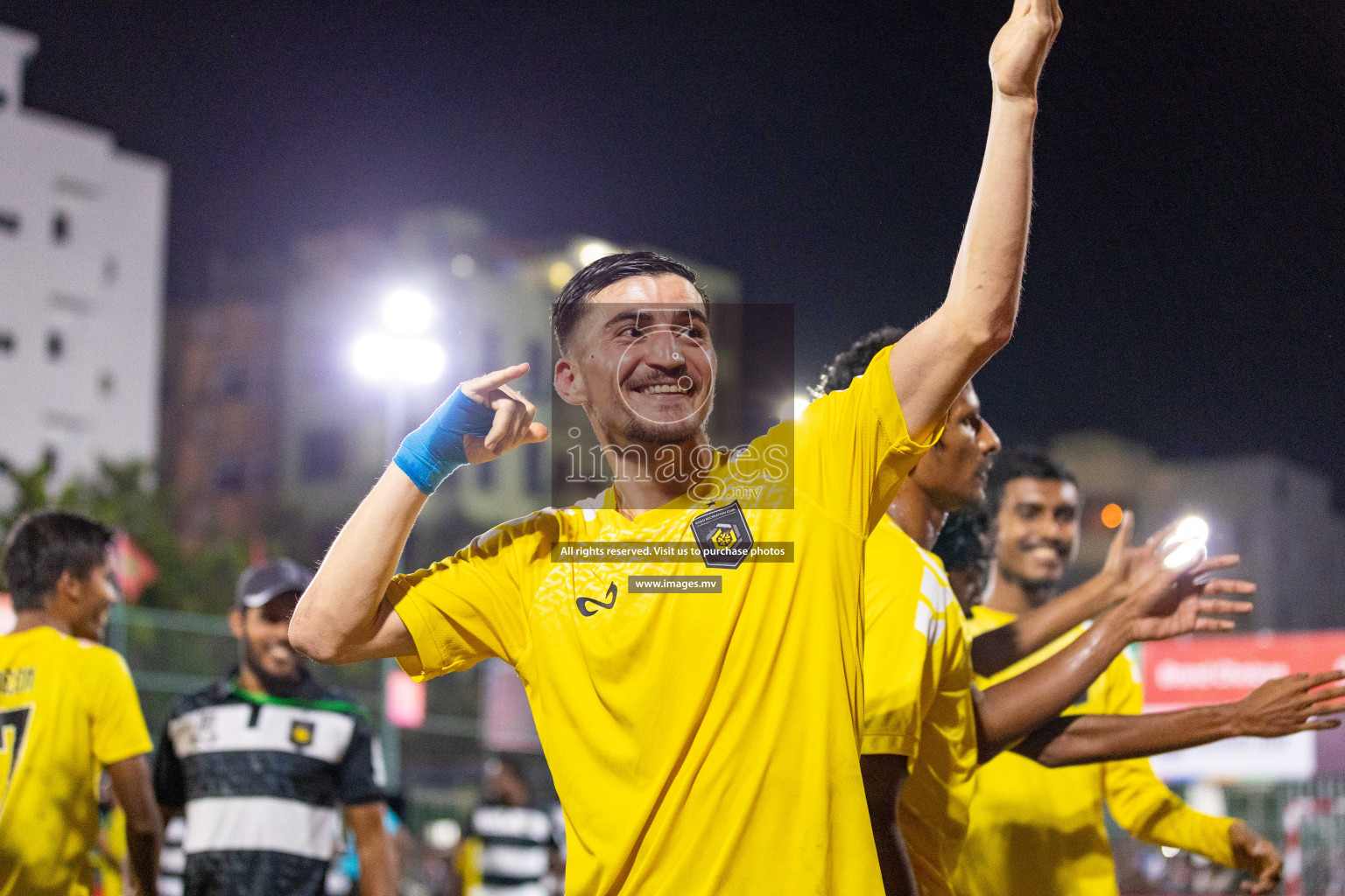 RRC vs Team FSM in Semi Final of Club Maldives Cup 2023 held in Hulhumale, Maldives, on Wednesday, 16th August 2023 Photos: Nausham Waheed / images.mv