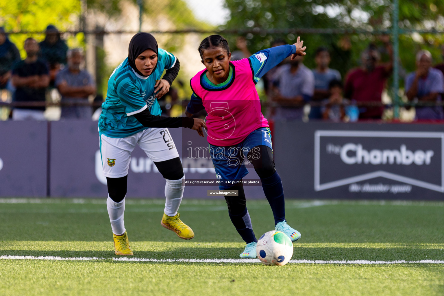 WAMCO vs MACL in 18/30 Futsal Fiesta Classic 2023 held in Hulhumale, Maldives, on Tuesday, 18th July 2023 Photos: Hassan Simah / images.mv