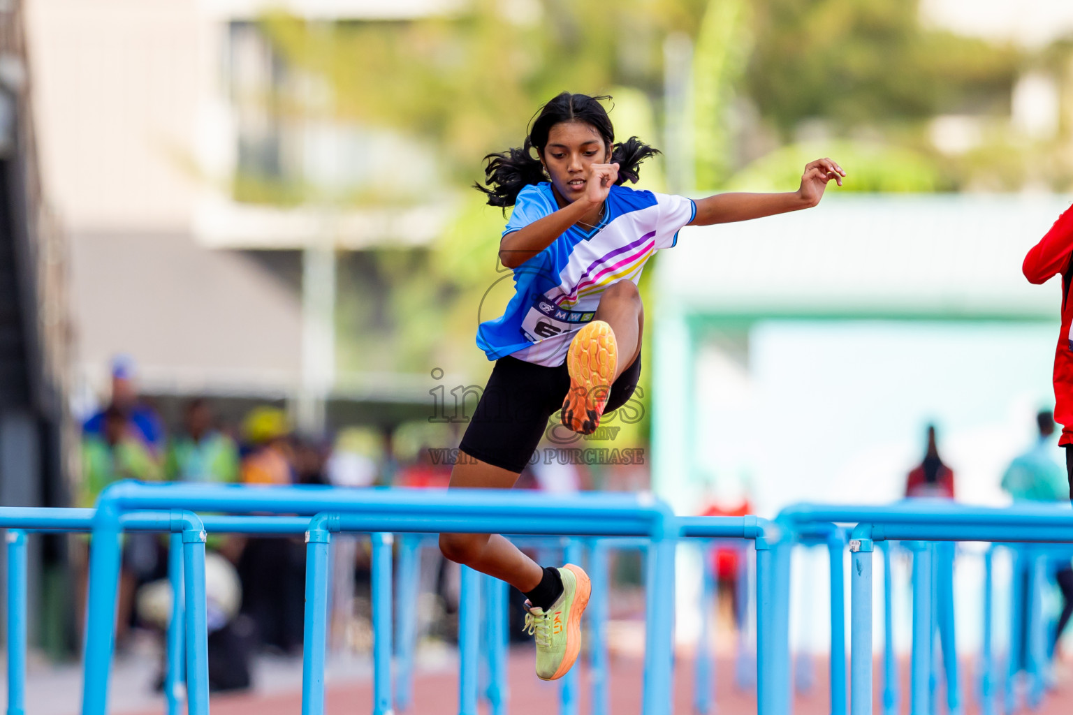 Day 4 of MWSC Interschool Athletics Championships 2024 held in Hulhumale Running Track, Hulhumale, Maldives on Tuesday, 12th November 2024. Photos by: Nausham Waheed / Images.mv