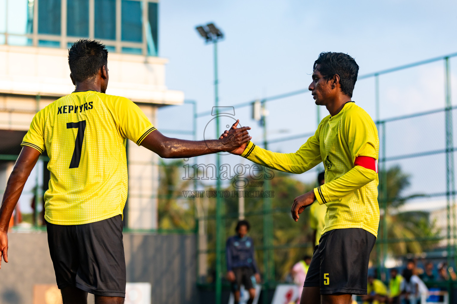 Nova SC vs Xephyrs in Day 5 of BG Futsal Challenge 2024 was held on Saturday, 16th March 2024, in Male', Maldives Photos: Nausham Waheed / images.mv