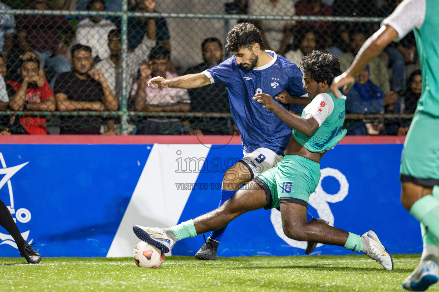 MACL vs Club Immigration in Day 7 of Club Maldives Cup 2025 was held in Rehendhi Futsal Ground, Hulhumale', Maldives on Tuesday, 7 October 2025. 
Photos: Hassan Simah / images.mv