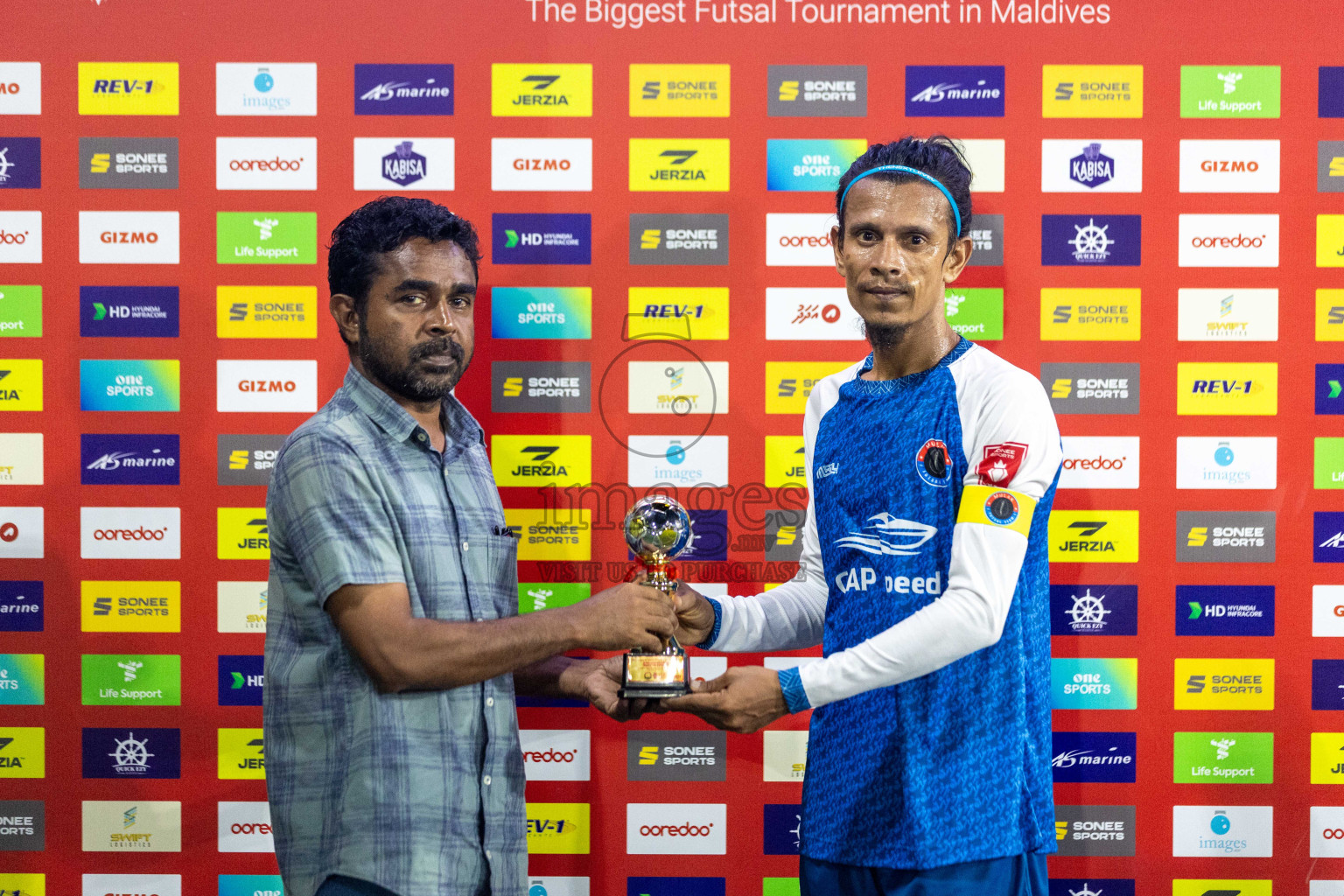 M Mulah vs M Maduvvari in Day 19 of Golden Futsal Challenge 2024 was held on Friday, 2nd February 2024 in Hulhumale', Maldives Photos: Nausham Waheed / images.mv