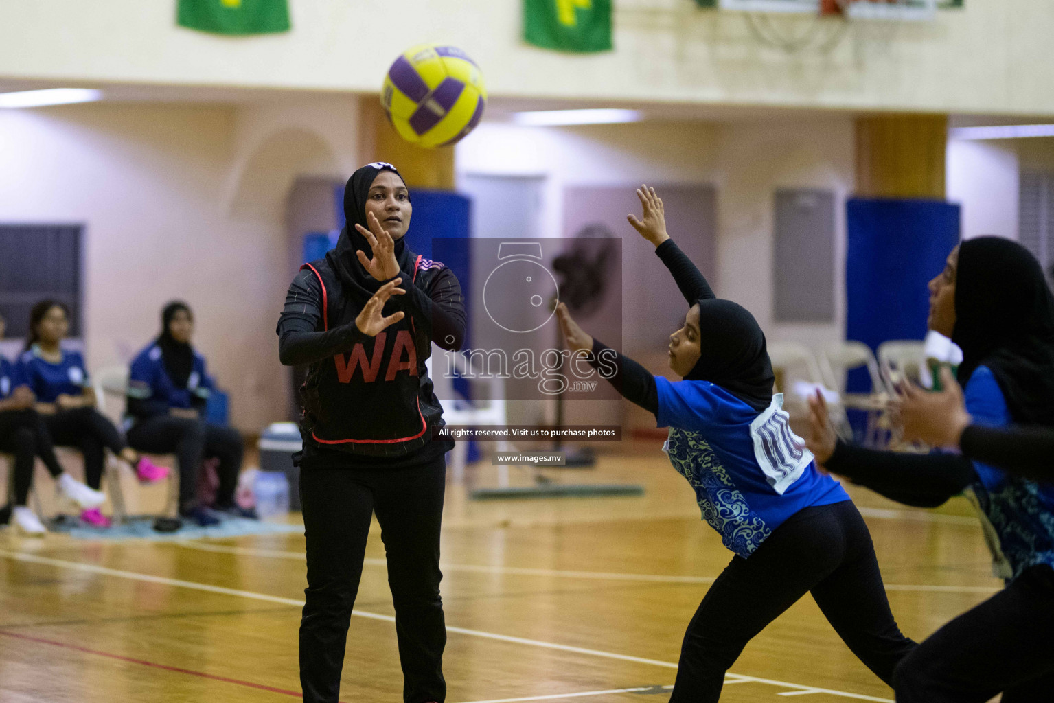 Milo National Netball Tournament 29th November 2021 at Social Center Indoor Court, Male, Maldives. Photos: Maanish/ Images Mv