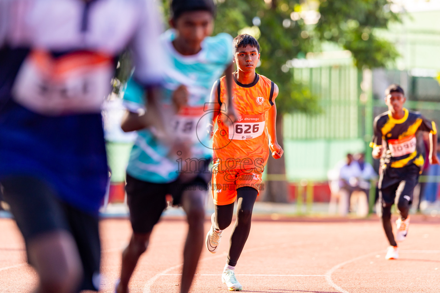 Day 1 of Inter-school Athletics Championship 2025 held in Ekuveni Synthetic Track, Male', Maldives on Monday, 06th October 2025. Photos by: Nausham Waheed / Images.mv