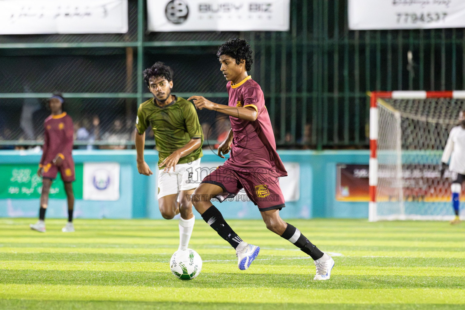Comienzo fc vs The dee ess kay in Day 1 of Laamehi Dhiggaru Ekuveri Futsal Challenge 2025 was held on Thursday, 24th July 2025, at Dhiggaru Futsal Ground, Dhiggaru, Maldives Photos: Areef Adam / images.mv
