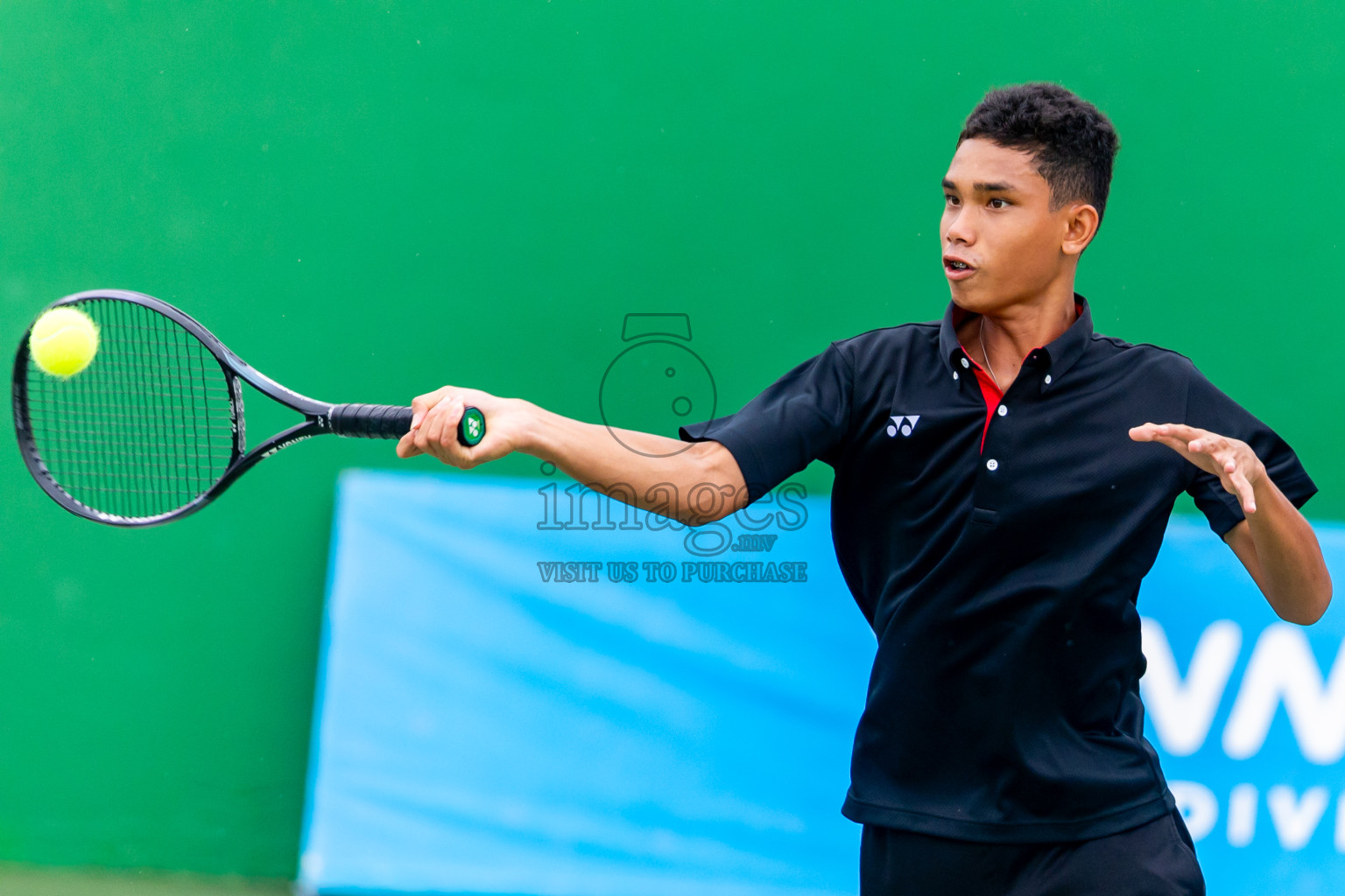 Day 6 of ATF Maldives Junior Open Tennis was held in Male' Tennis Court, Male', Maldives on Tuesday, 17th December 2024. Photos: Nausham Waheed/ images.mv