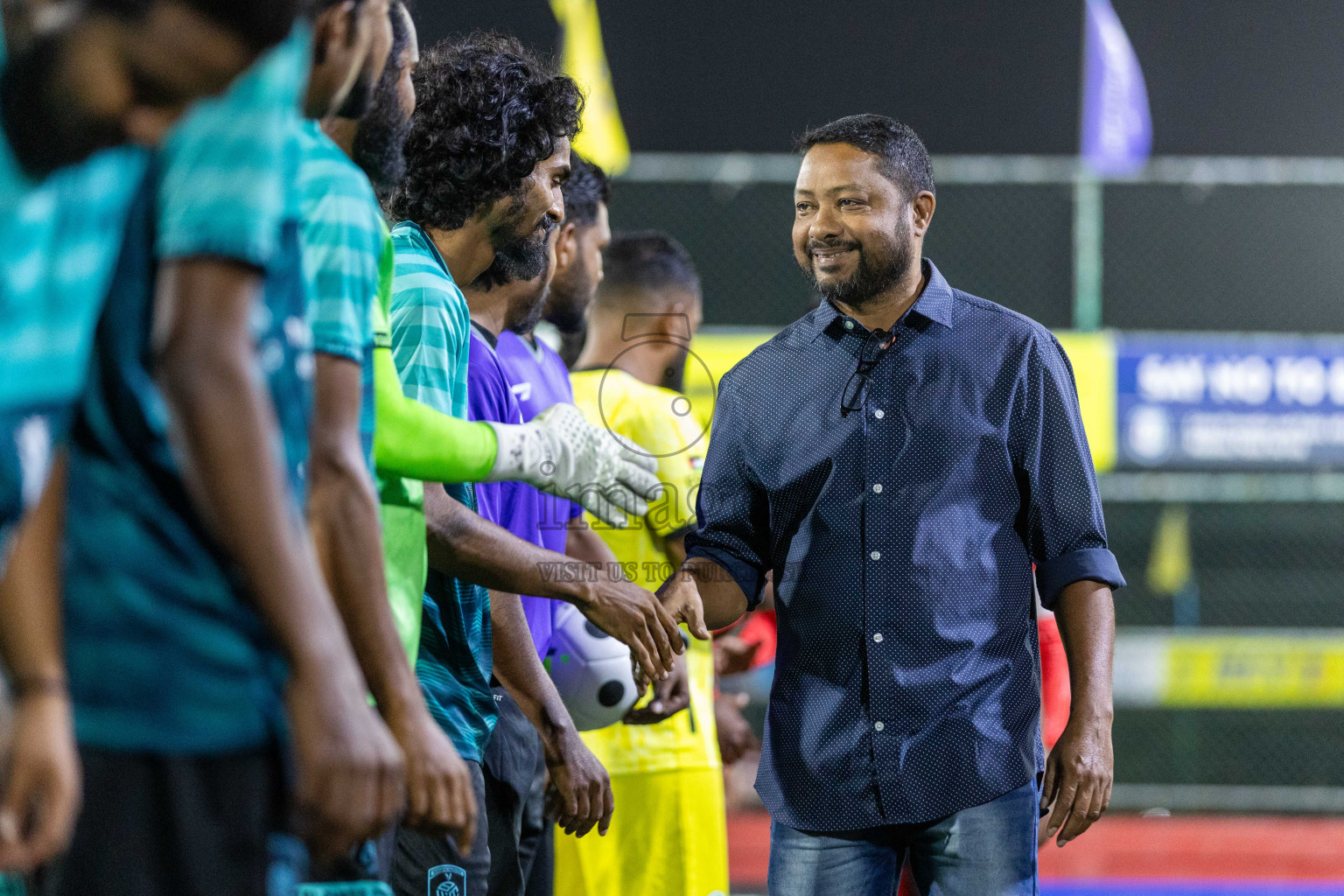 AA Feridhoo vs AA Bodufolhudhoo in Day 15 of Golden Futsal Challenge 2024 was held on Monday, 29th January 2024, in Hulhumale', Maldives Photos: Nausham Waheed / images.mv