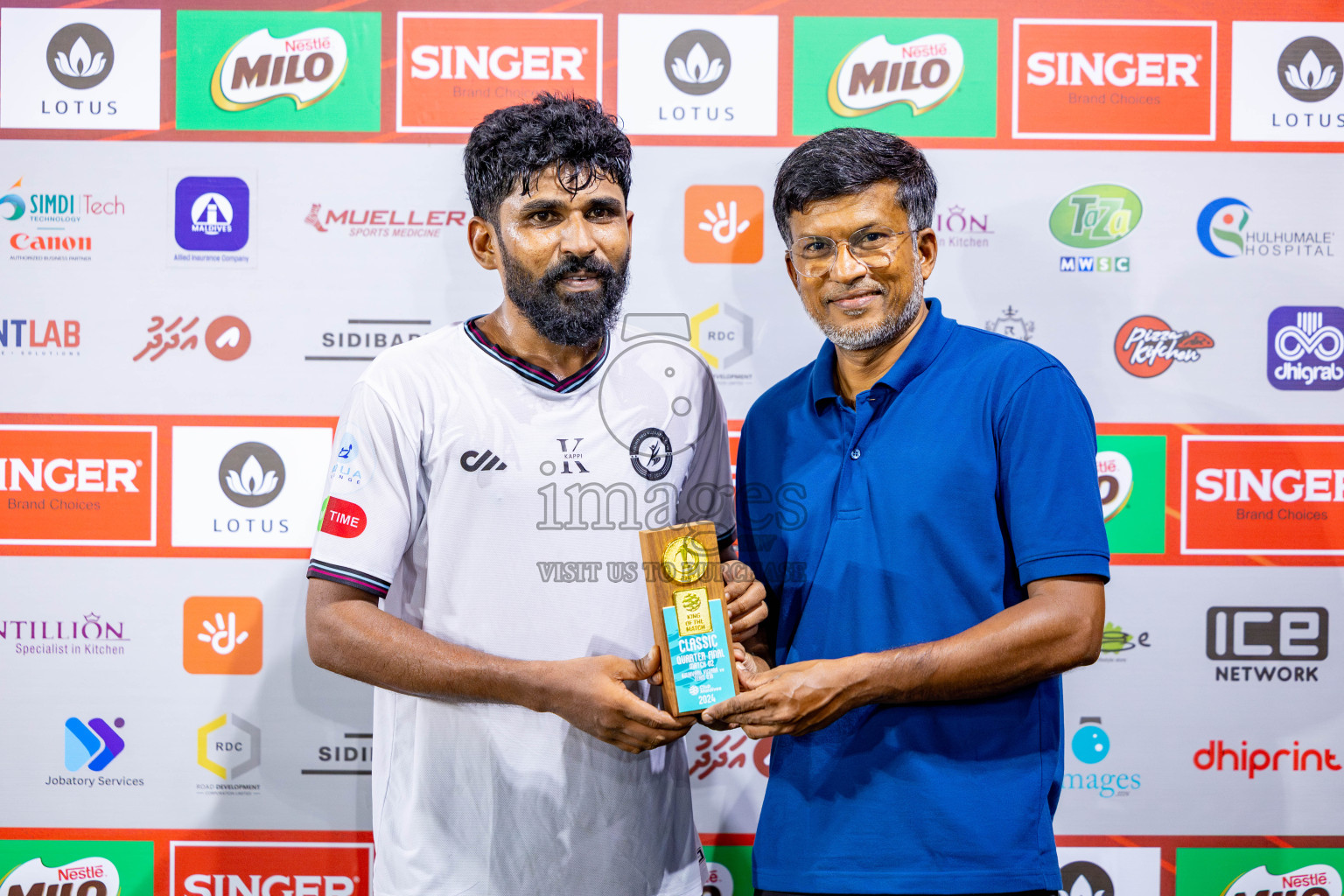 TEAM DJA vs KULHIVARU VUZARA in Club Maldives Classic 2024 held in Rehendi Futsal Ground, Hulhumale', Maldives on Monday, 16th September 2024. Photos: Nausham Waheed / images.mv