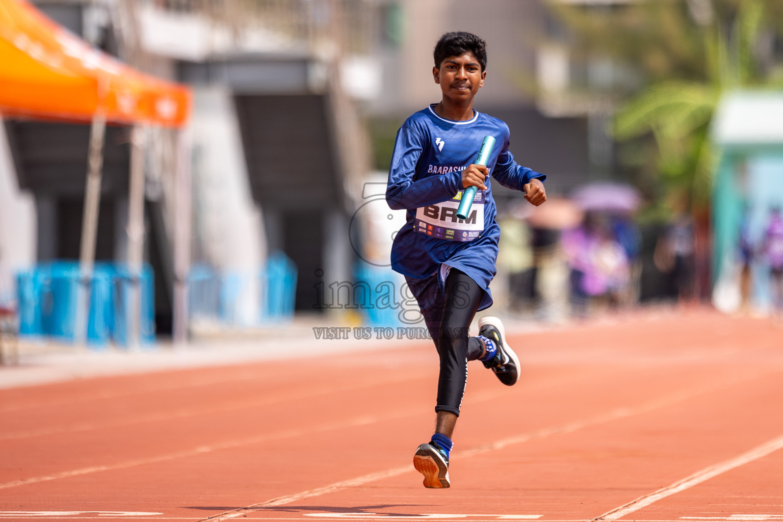 Day 5 of MWSC Interschool Athletics Championships 2024 held in Hulhumale Running Track, Hulhumale, Maldives on Wednesday, 13th November 2024. Photos by: Raif Yoosuf / Images.mv