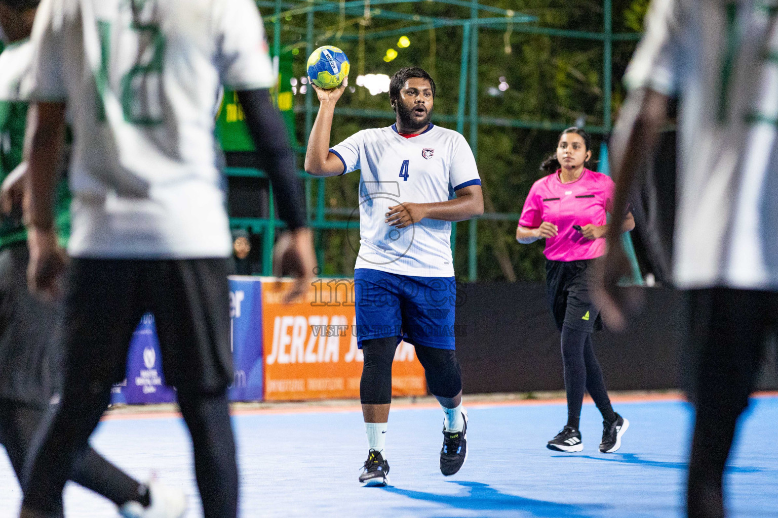 Day 19 of 10th National Handball Tournament 2023, held in Handball ground, Male', Maldives on Tuesday, 19th December 2023 Photos: Nausham Waheed/ Images.mv