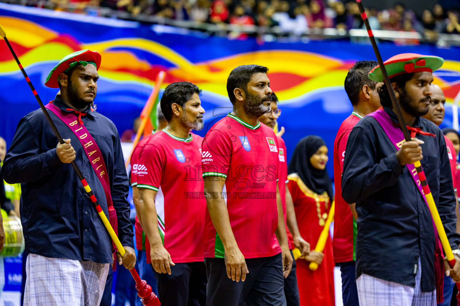 Final of CAVA Woman's Volleyball Challenge Cup 2024 was held in Social Center, Male', Maldives on Wednesday, 11th September 2024. Photos: Nausham Waheed / images.mv