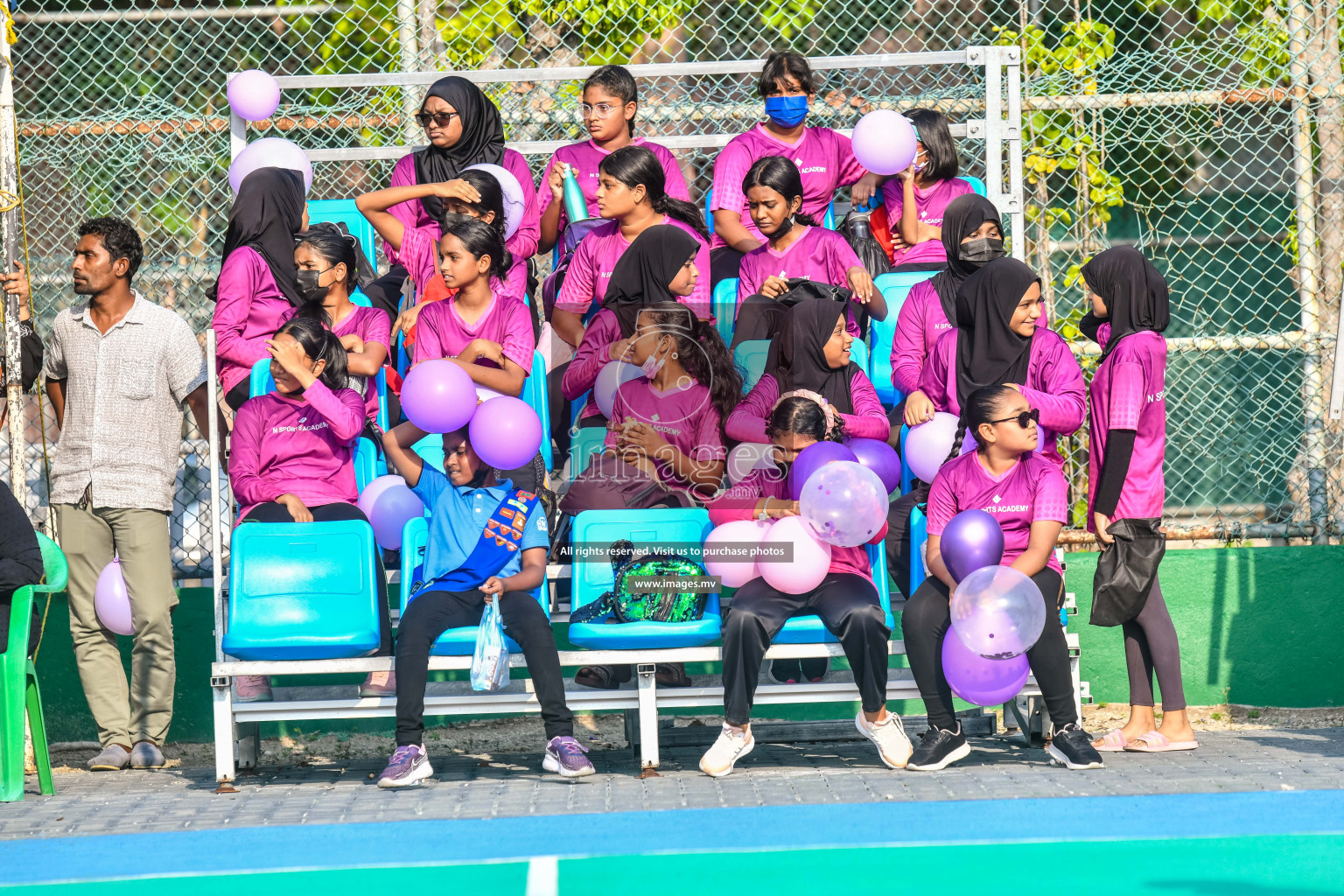 Final of Junior Netball Championship 2022 held in Male', Maldives on 19th March 2022. Photos by Nausham Waheed