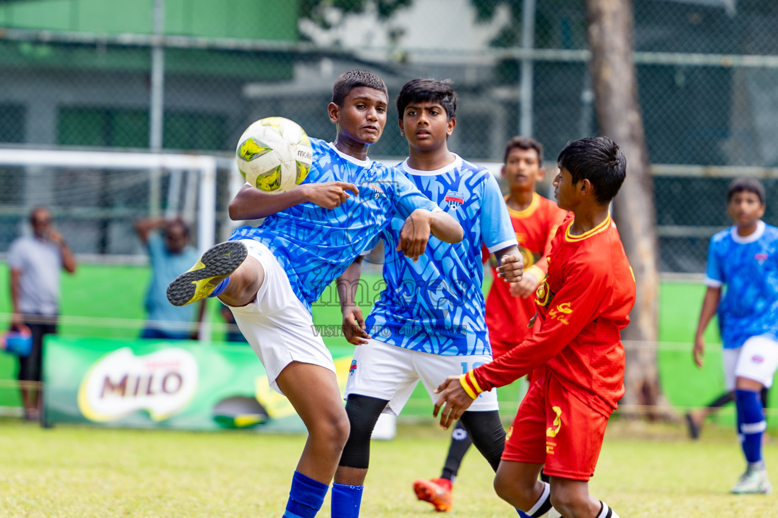 Day 3 of MILO Academy Championship 2024 (U-14) was held in Henveyru Stadium, Male', Maldives on Saturday, 2nd November 2024.
Photos: Hassan Simah / Images.mv